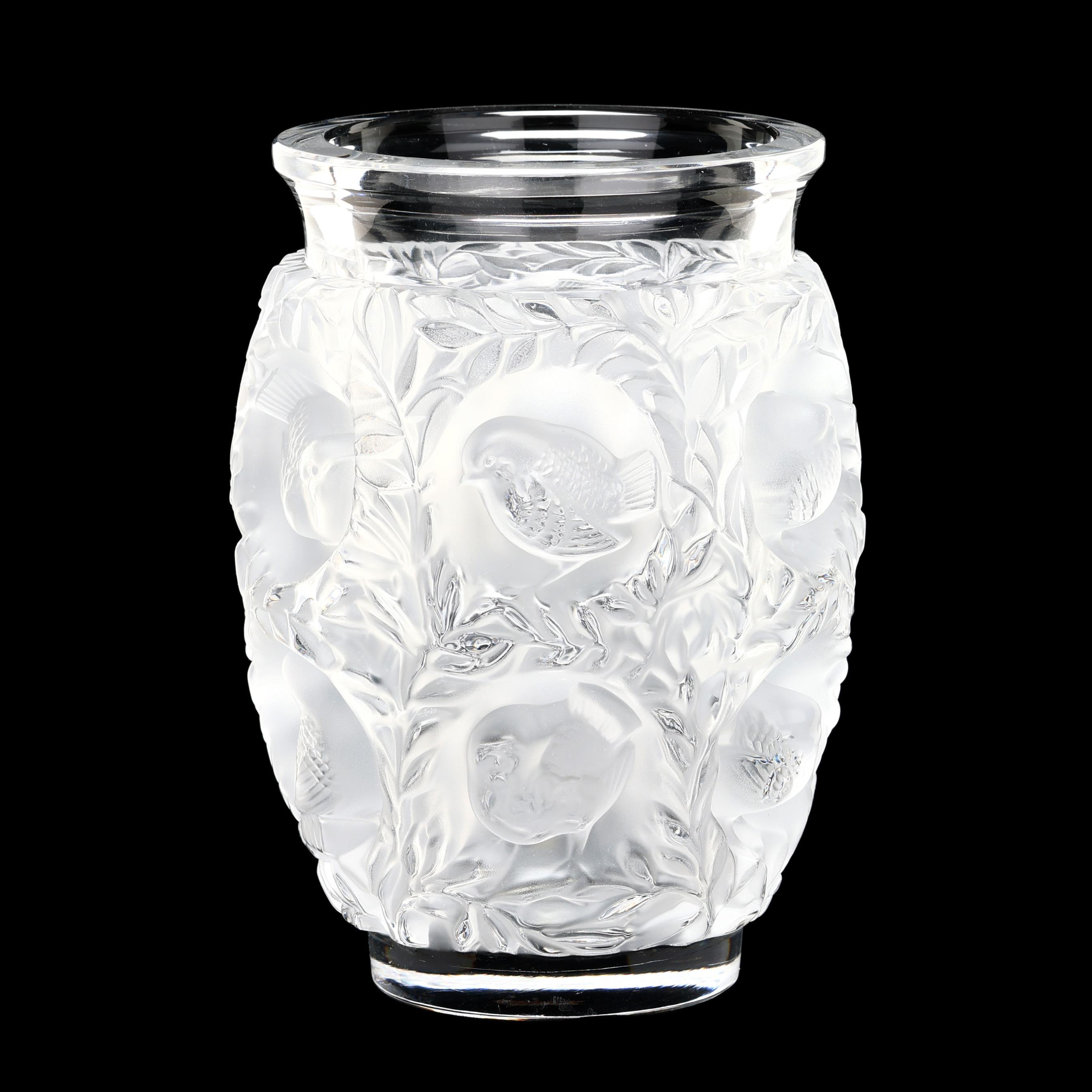 Lalique, Bagatelle Crystal Vase (Lot 1279 - June Estate AuctionJun