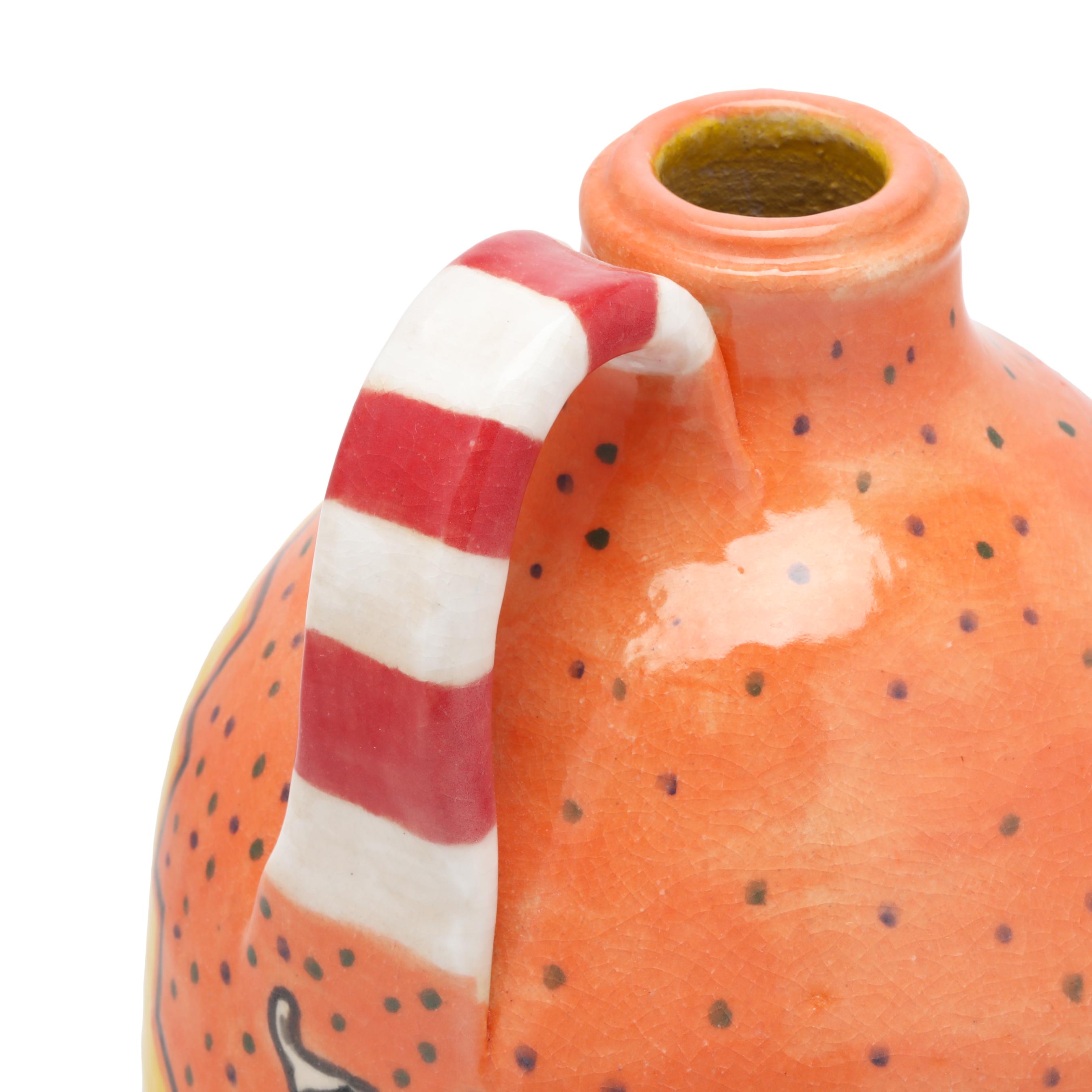 Stacy Lambert (NC), Two Folk Art Face Jugs (Lot 2171 - July Estate