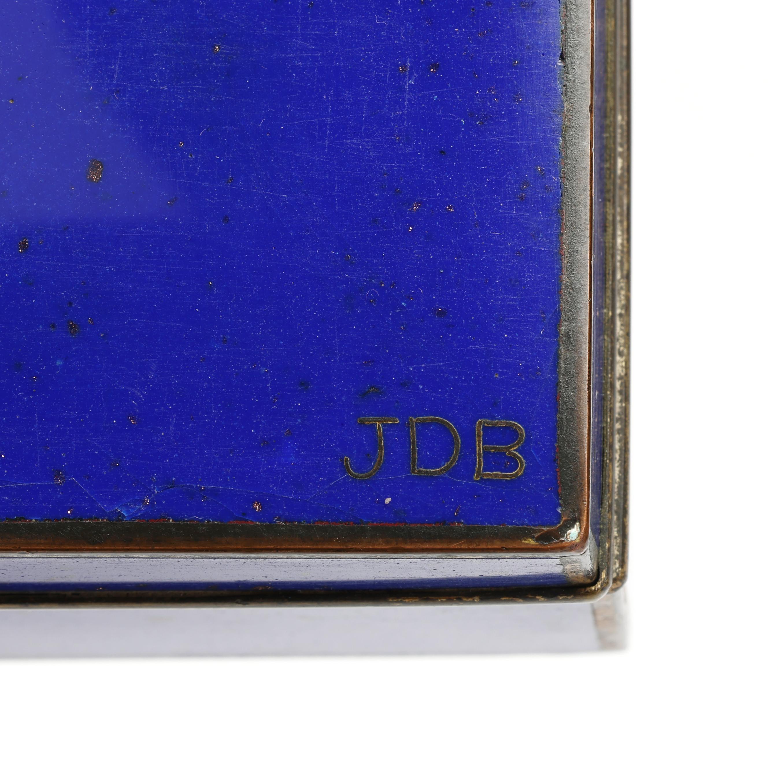 A Japanese Enamel Cloisonne Box by Inaba Company (Lot 1421 - June