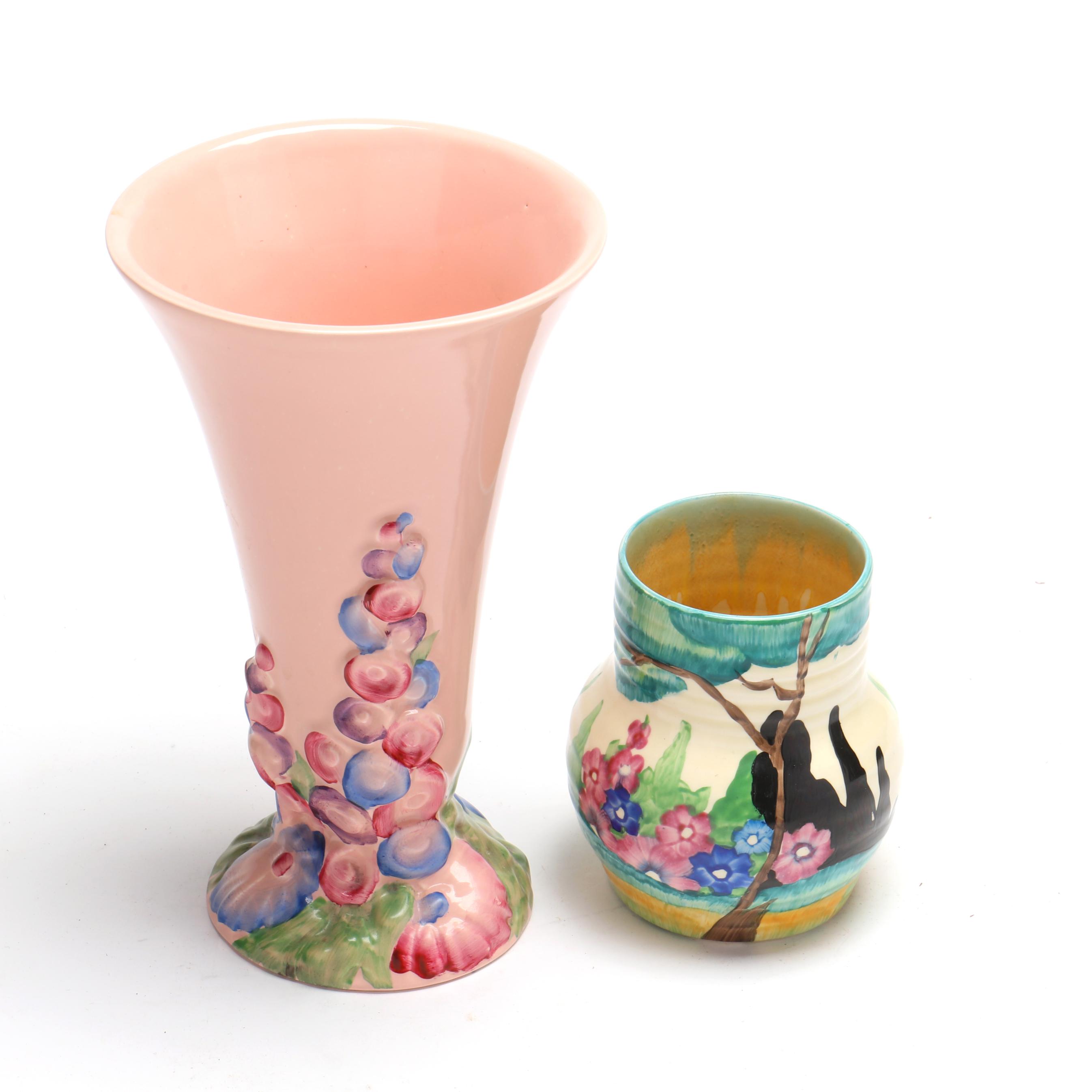 Clarice Cliff (1899-1972), Two Art Pottery Vases (Lot 2331 - )