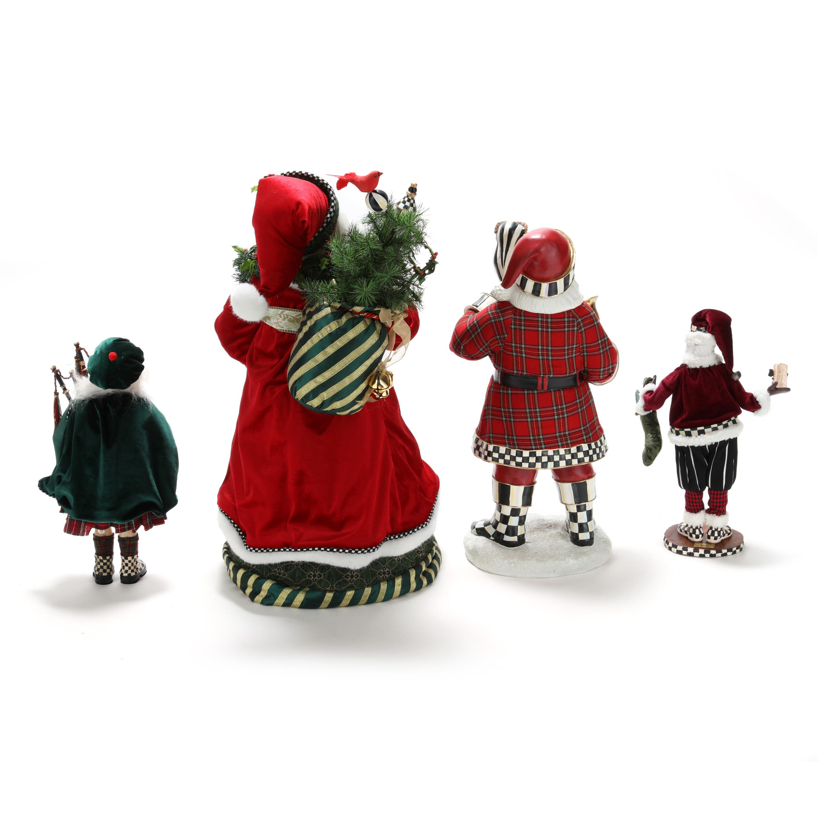 Four Mackenzie Childs Santa Figures (Lot 2017 - )