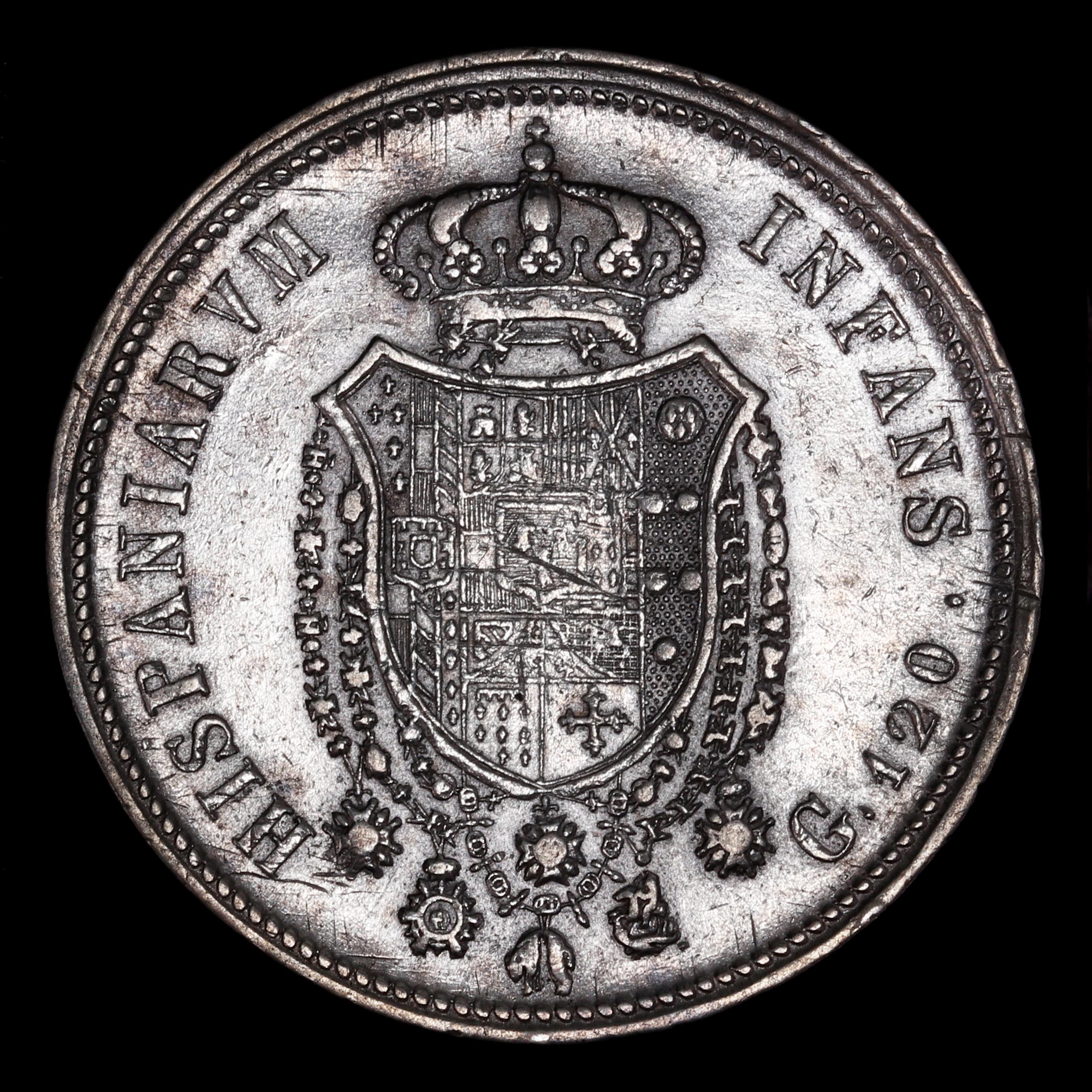 Italy, Naples and Sicily. Ferdinand I, 1818, Silver 120 Grana (Lot