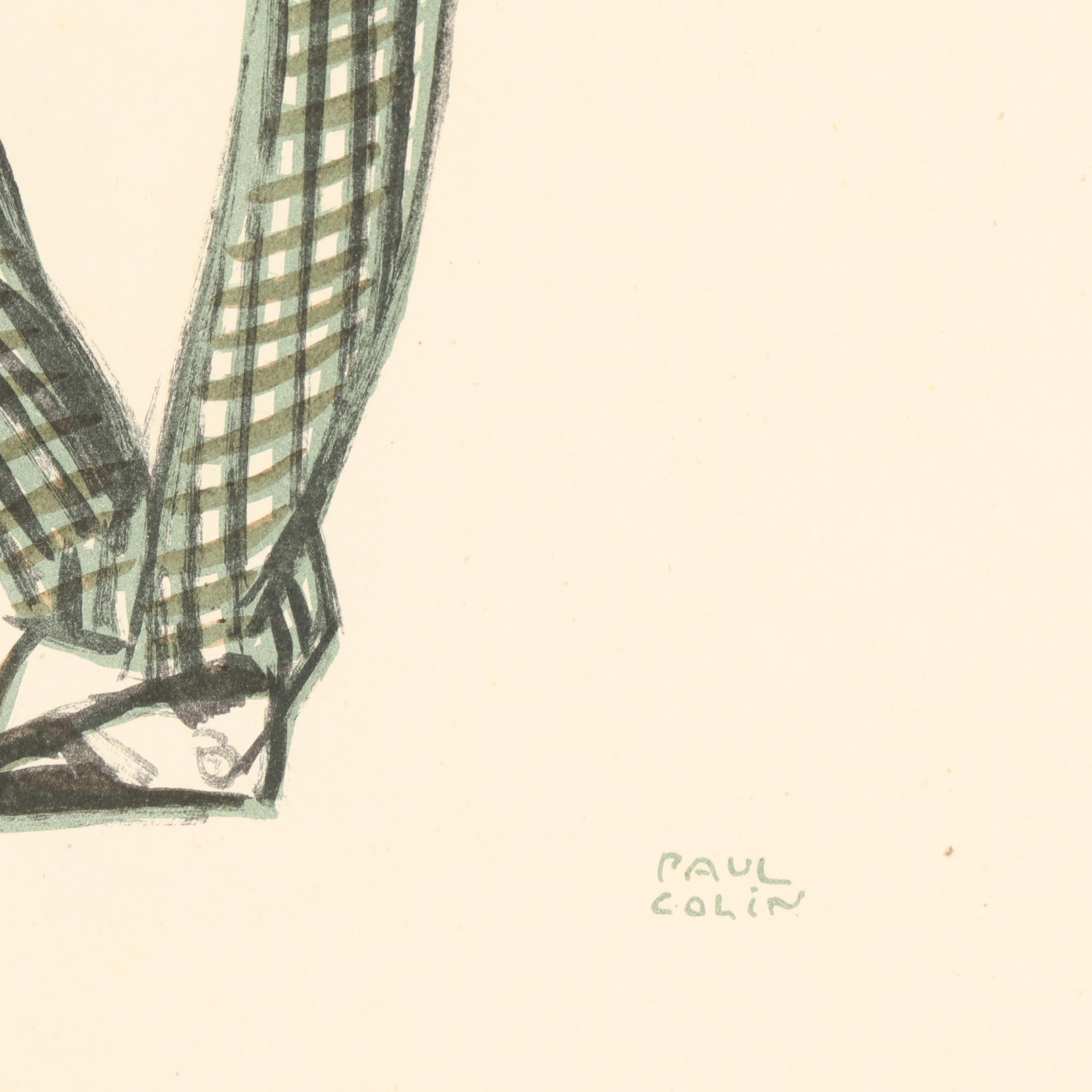 Paul Colin (French, 1892-1986), Double-Sided Work from Le Tumulte