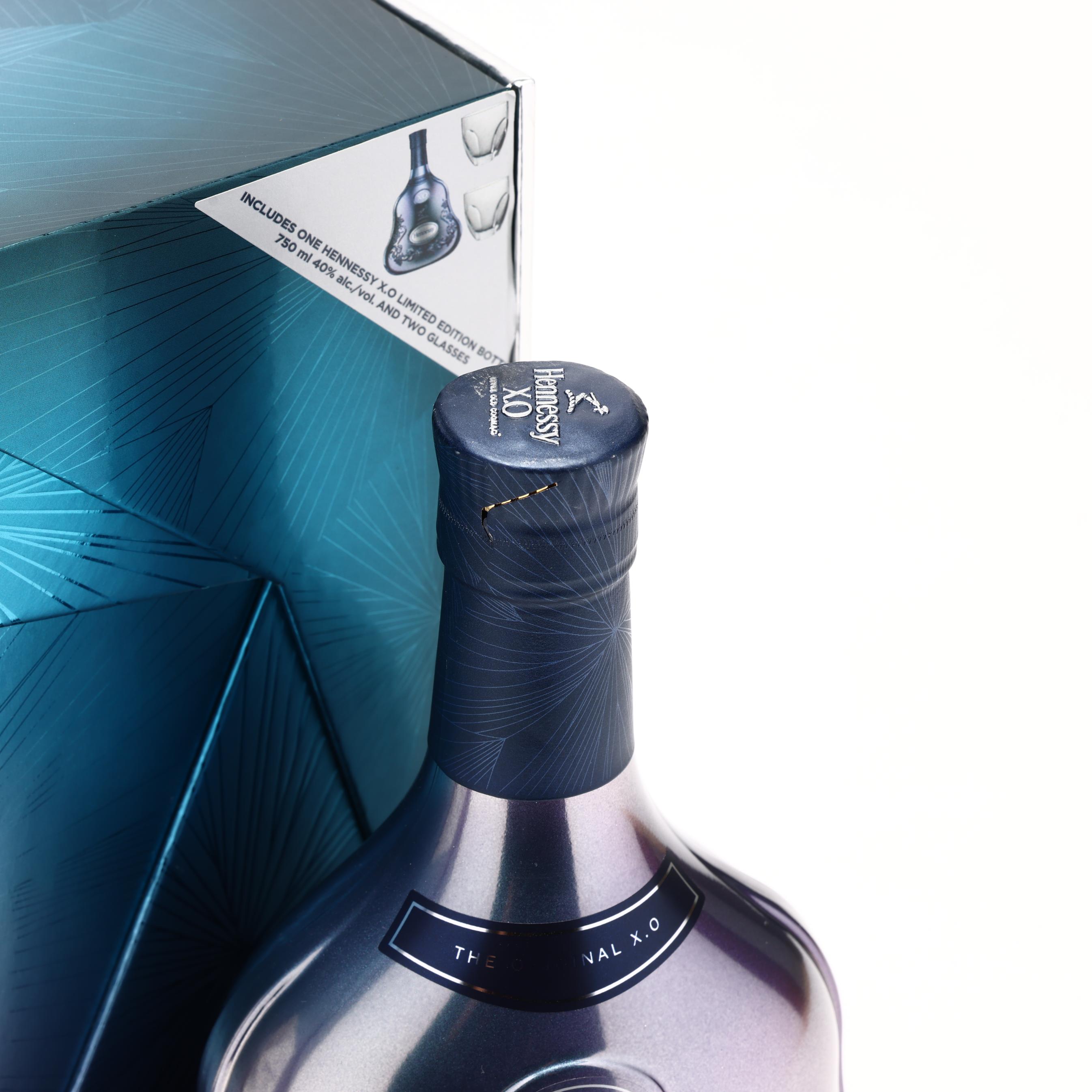 Hennessy X.O Cognac 'Blue Ice' Edition (Lot 8233 - Rare Spirits