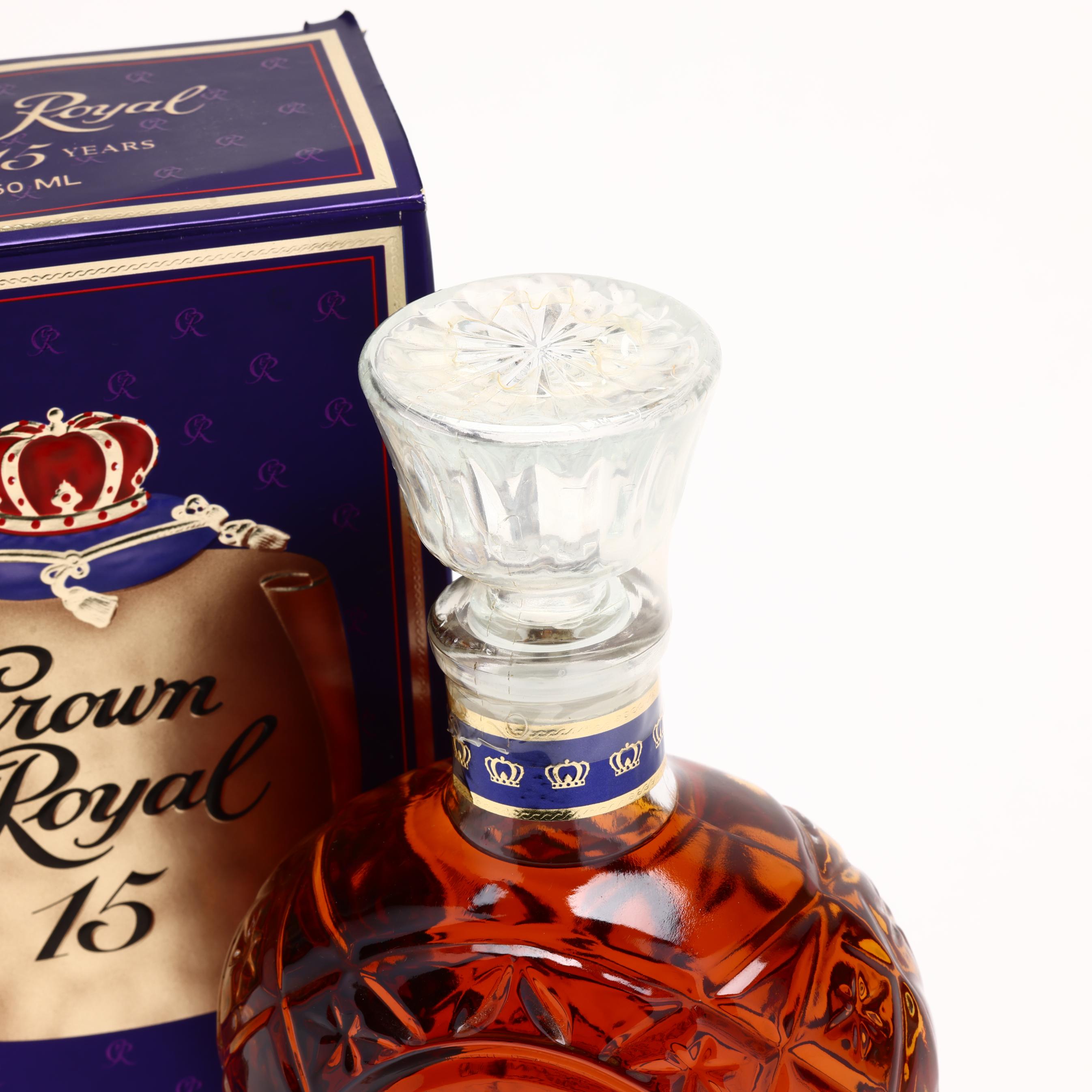 Crown Royal 15 Year Canadian Whisky Decanter (Lot 8366 - Rare