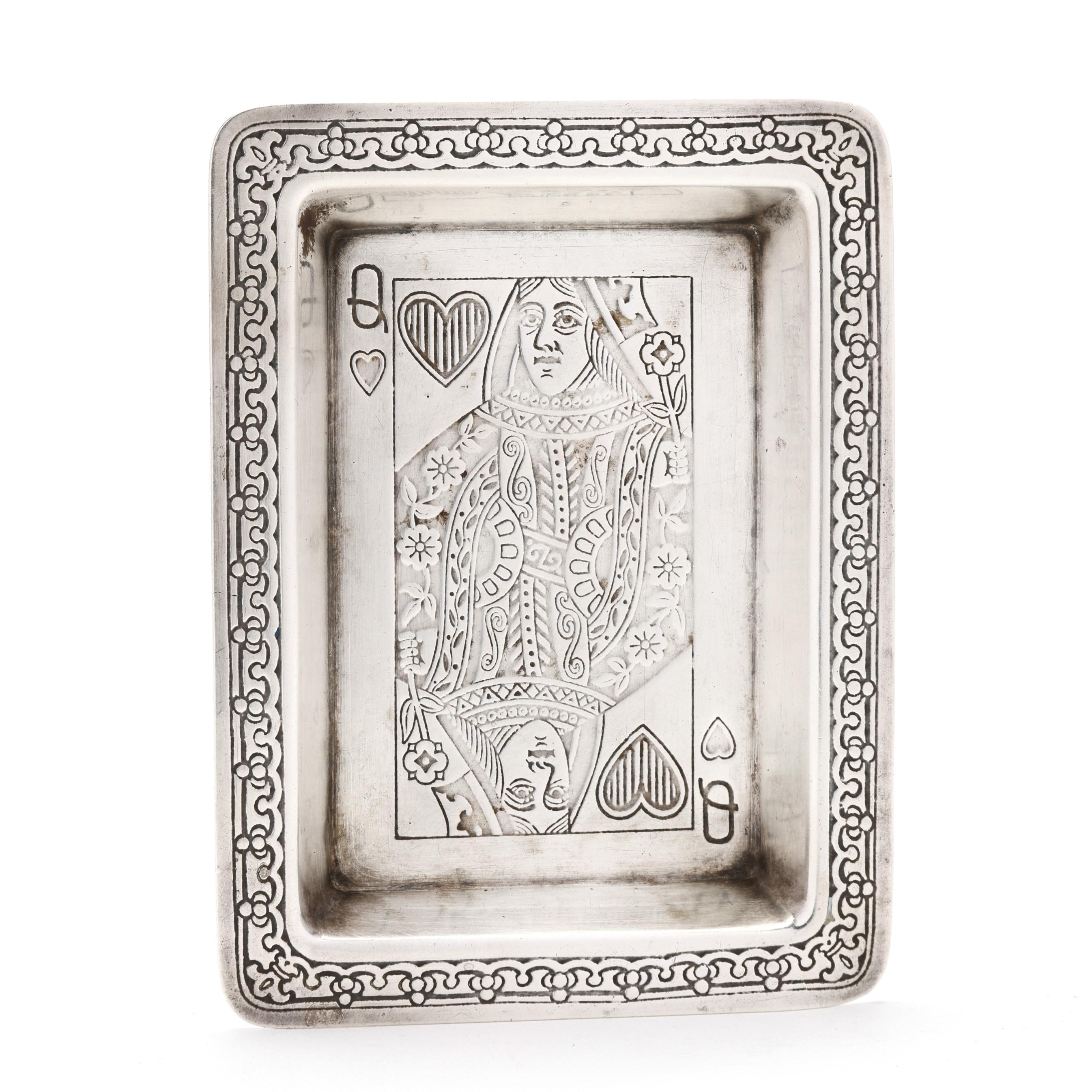 Tiffany & Co. Queen of Hearts Sterling Silver Dish (Lot 3119