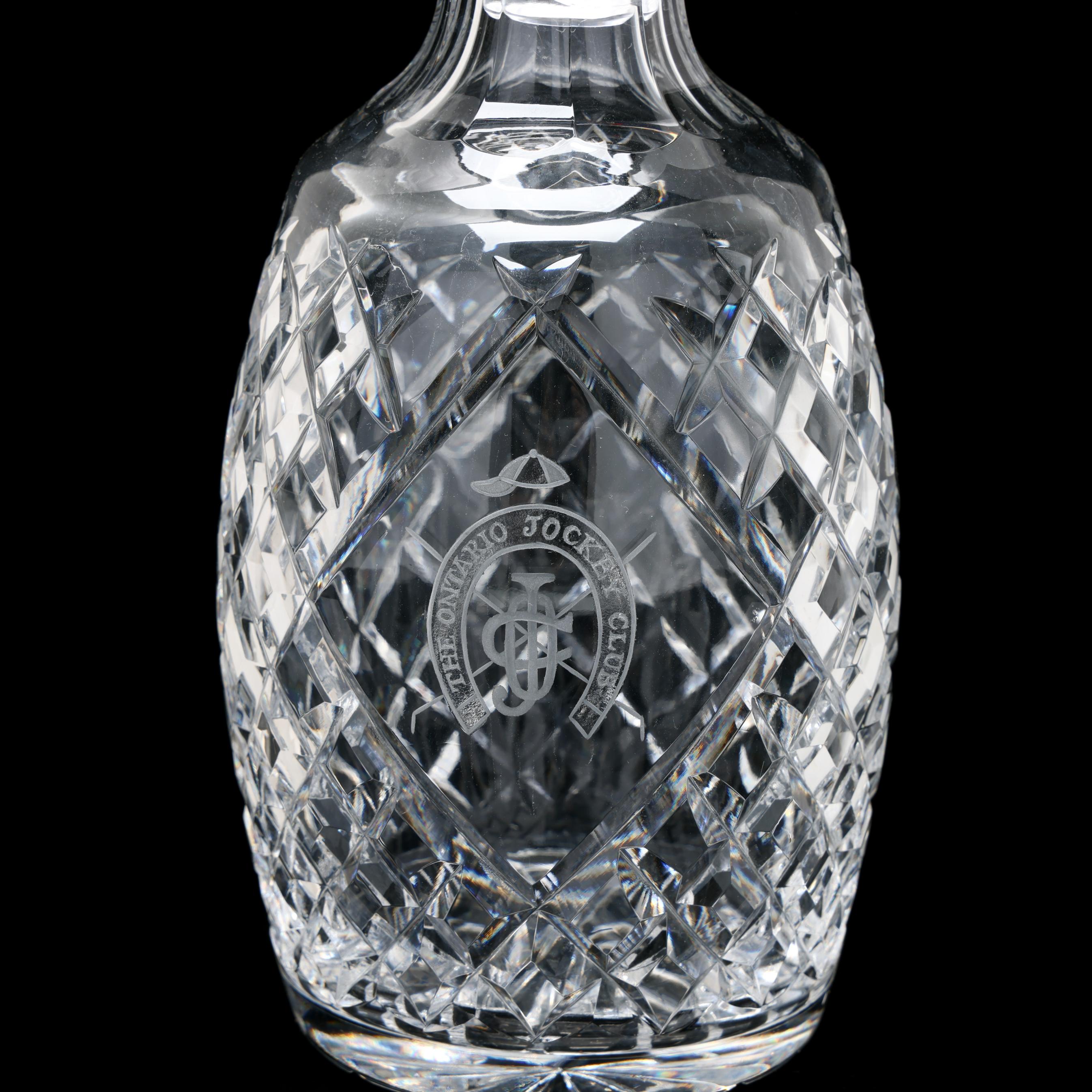 Waterford Alana Decanter for the Ontario Jockey Club (Lot 2070