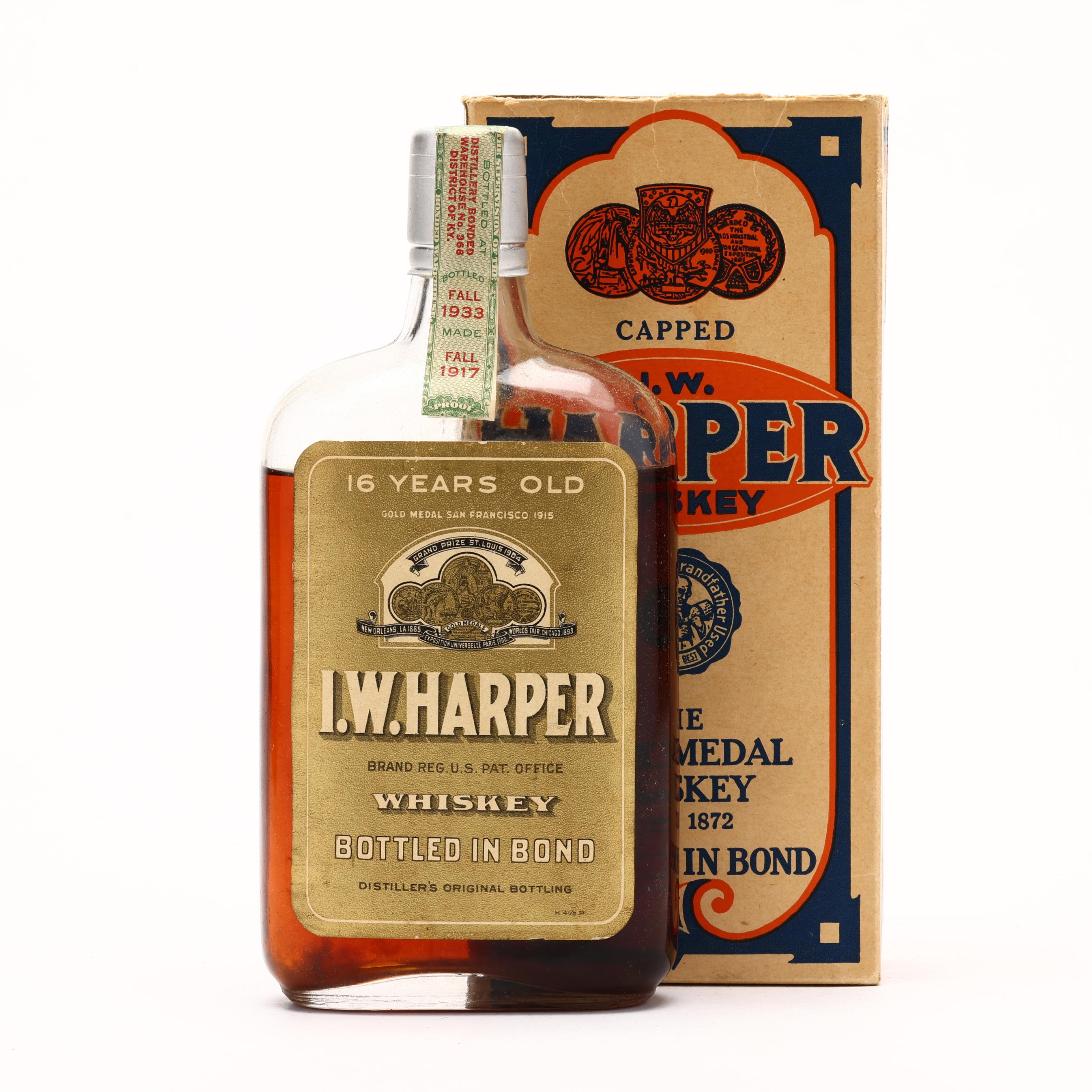 I.W. Harper Bourbon Whiskey (Lot 8021 - Rare Spirits AuctionSep 5