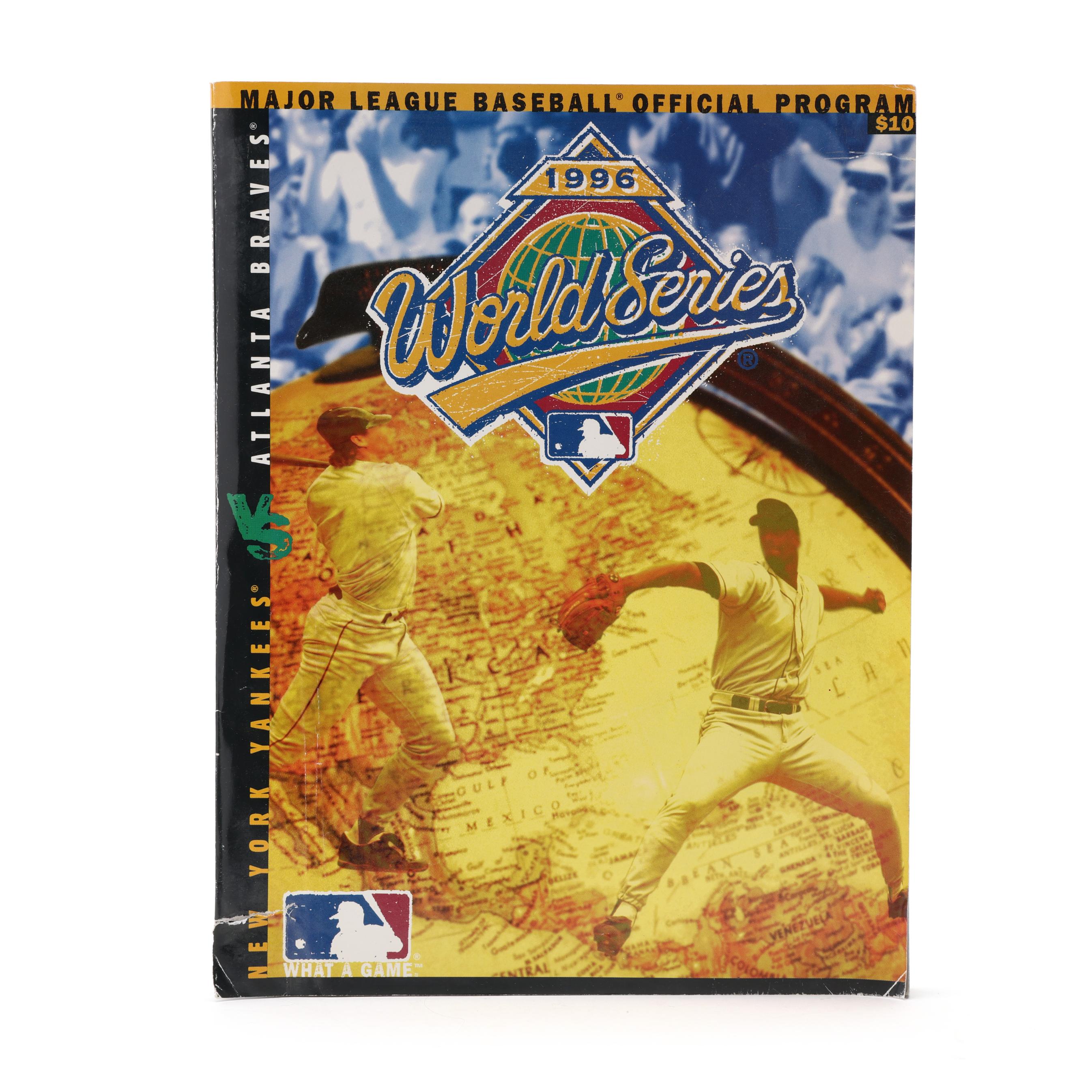 New York Yankees Team Signed Hat from the 1996 World Series (Lot