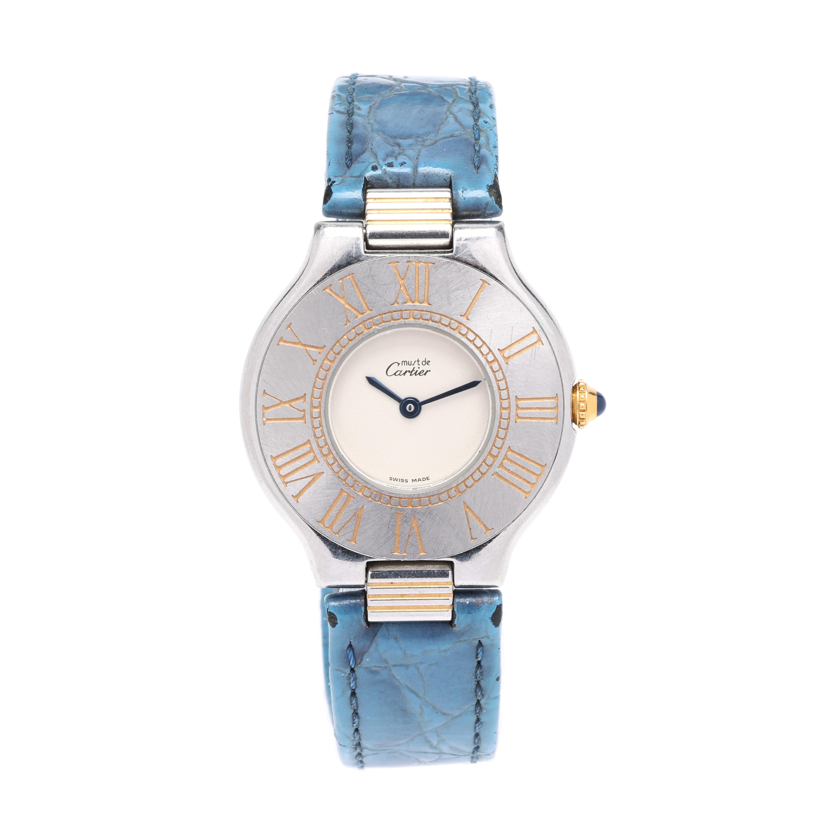 Lady's Stainless Steel must de Cartier 21 Watch, Cartier (Lot 6086