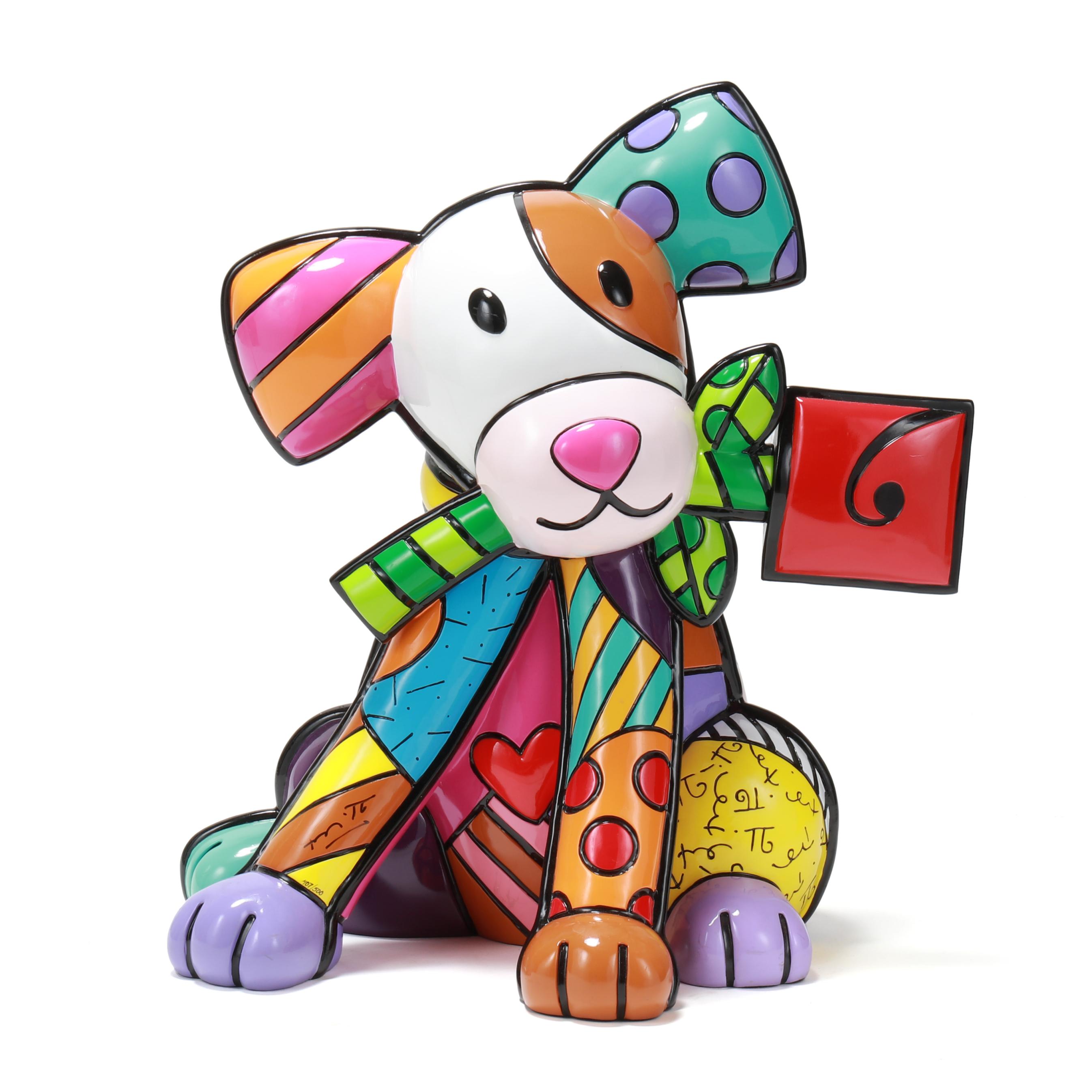 Romero Britto (Brazilian, b. 1963), For You (Lifesize Dog