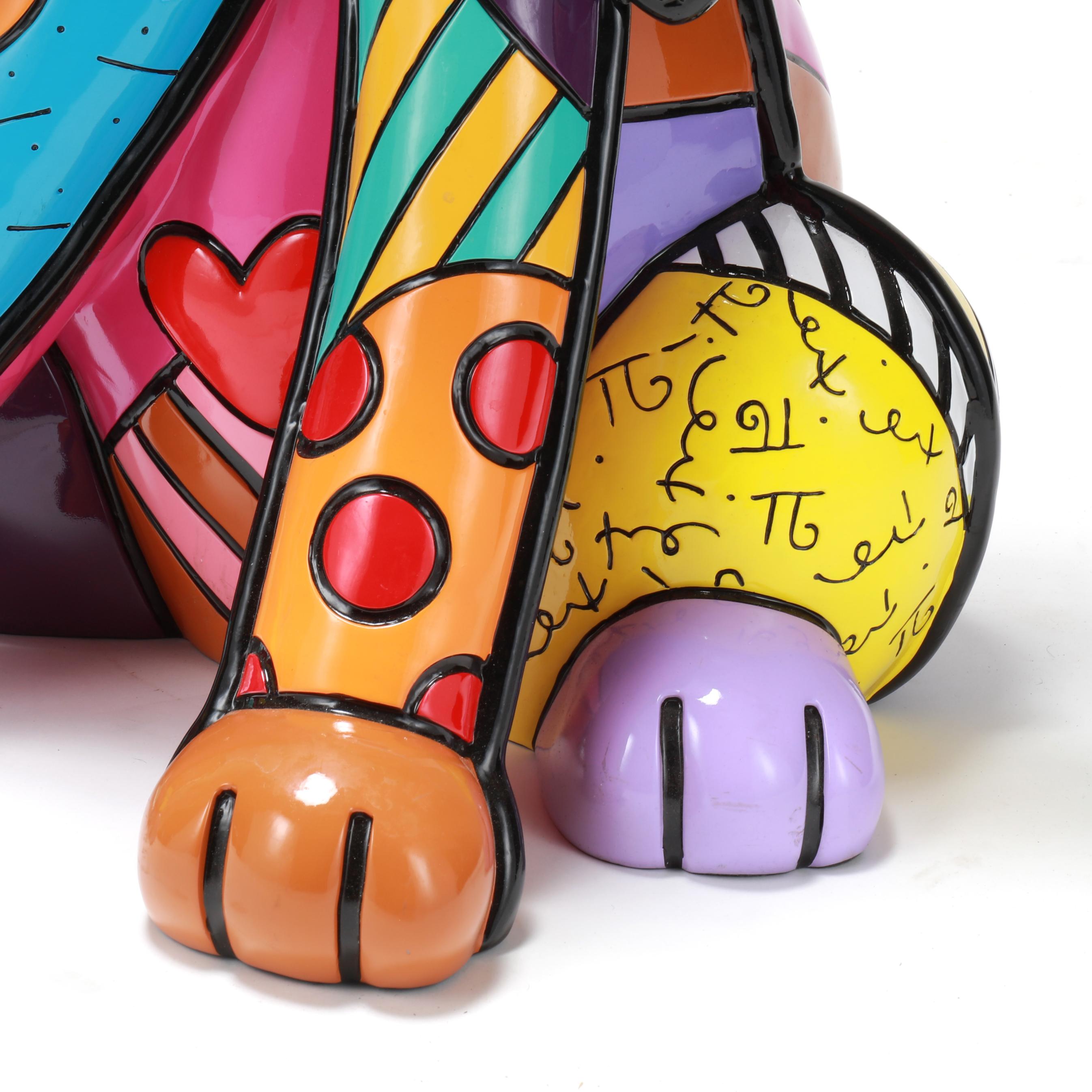 Romero Britto (Brazilian, b. 1963), For You (Lifesize Dog