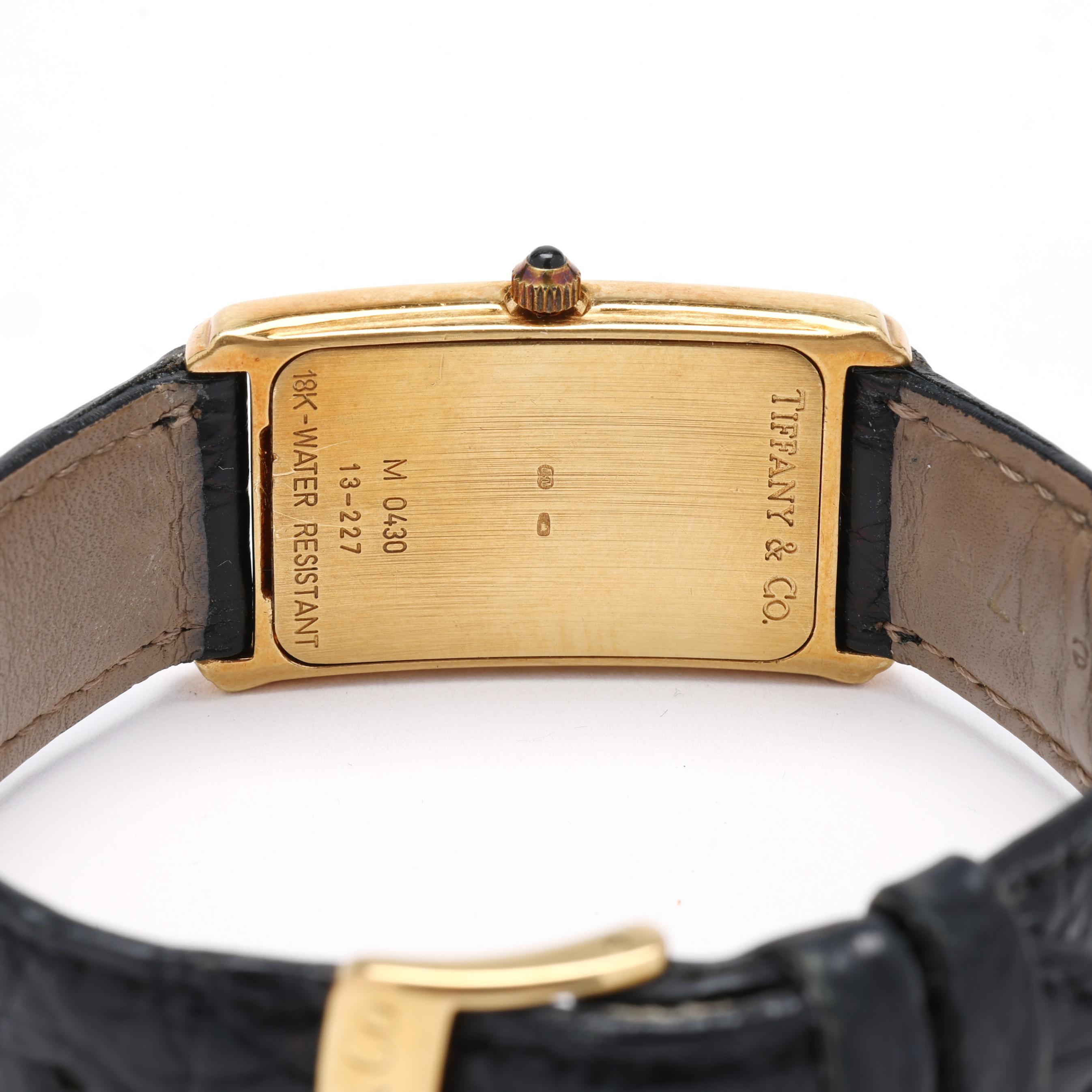 Gold Classic Tank Watch, Tiffany & Co. (Lot 6004 - Luxury 