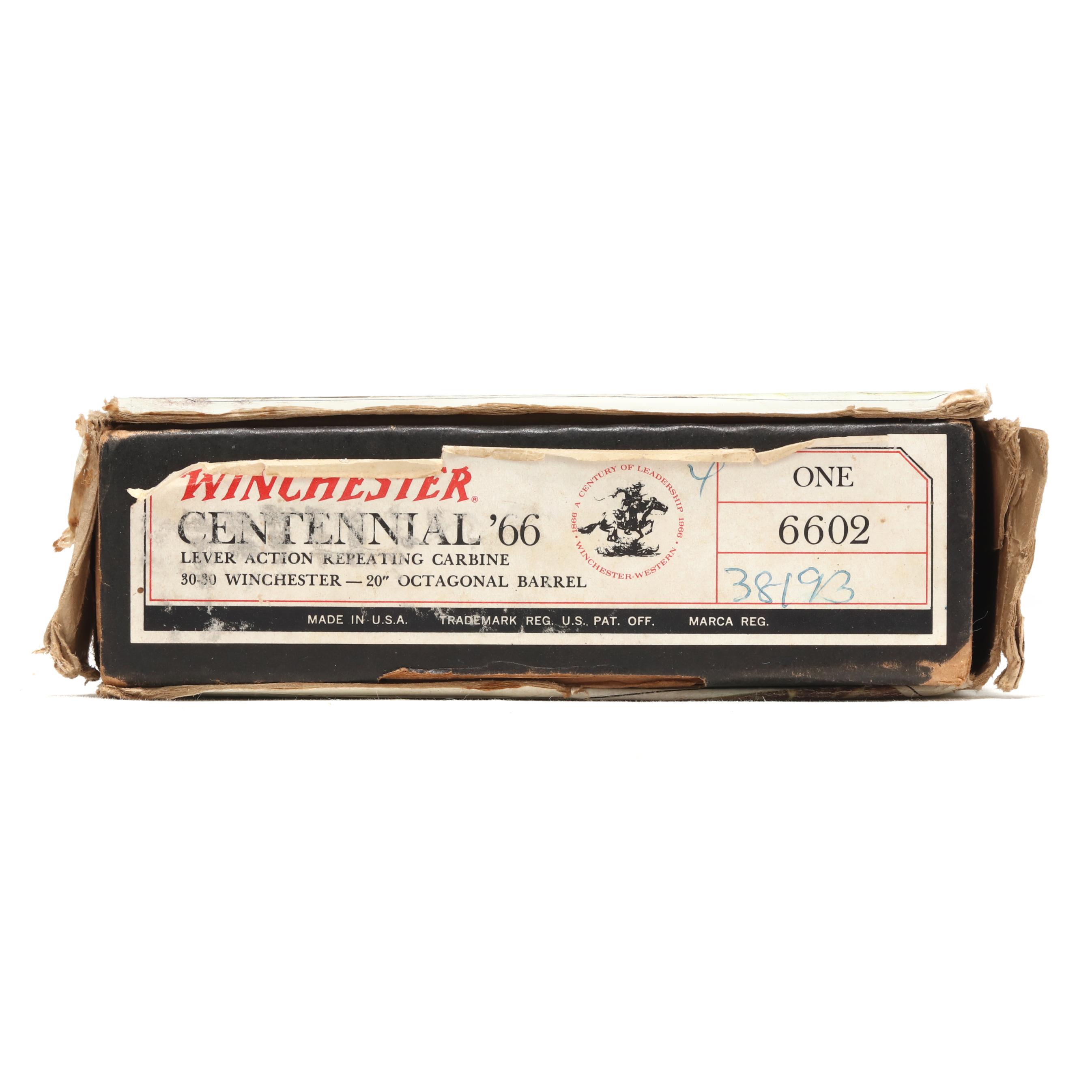 Winchester Centennial 66' .30-30 Lever Action Rifle With Factory