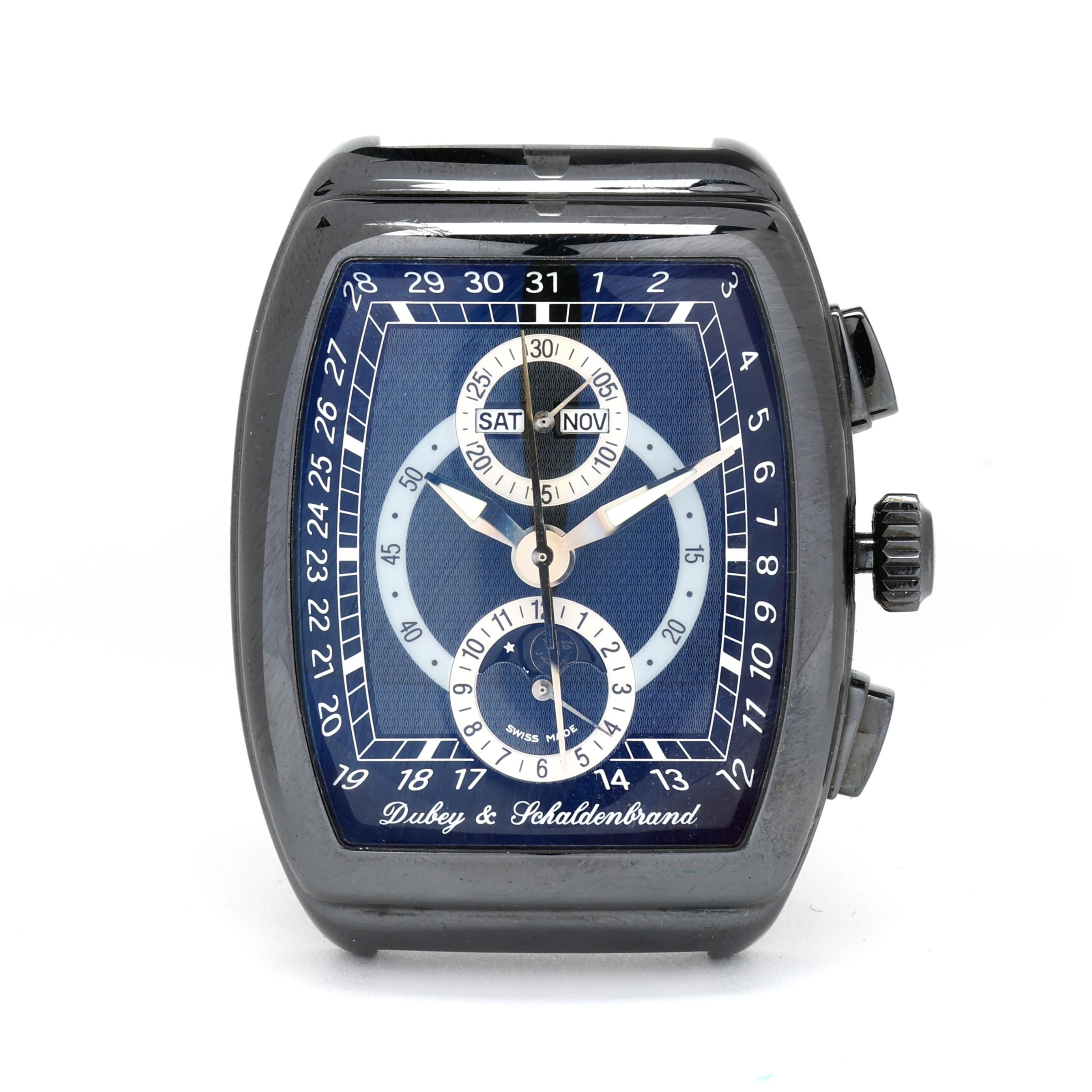 Black PVD Stainless Steel Gran' Chrono Astro Buddy Two Limited