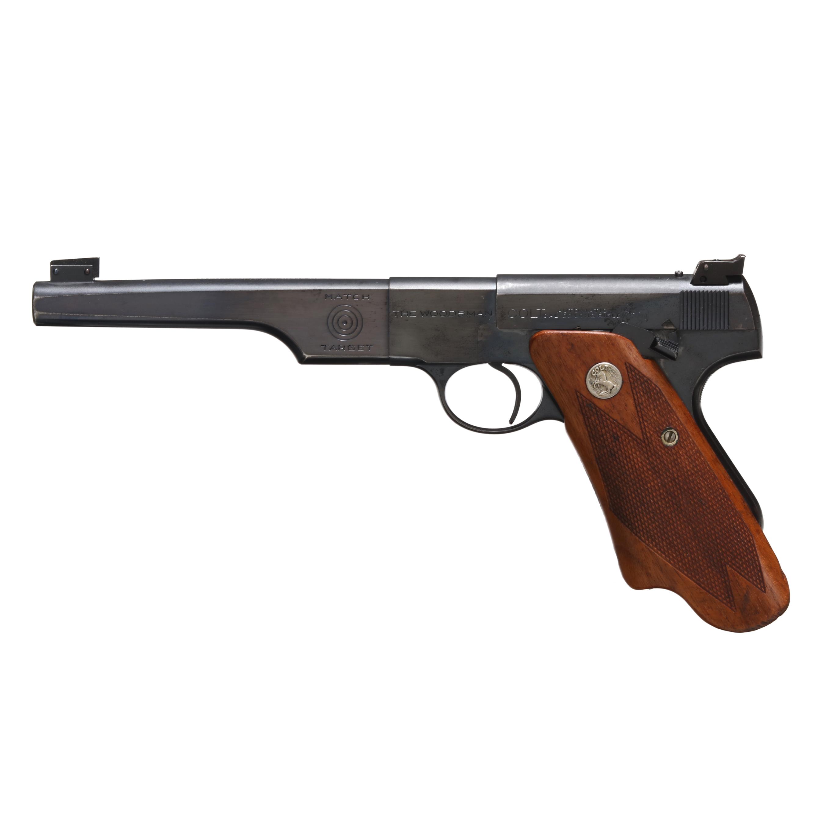Colt Woodsman Match Target .22 Rimfire Semi-Automatic Pistol With
