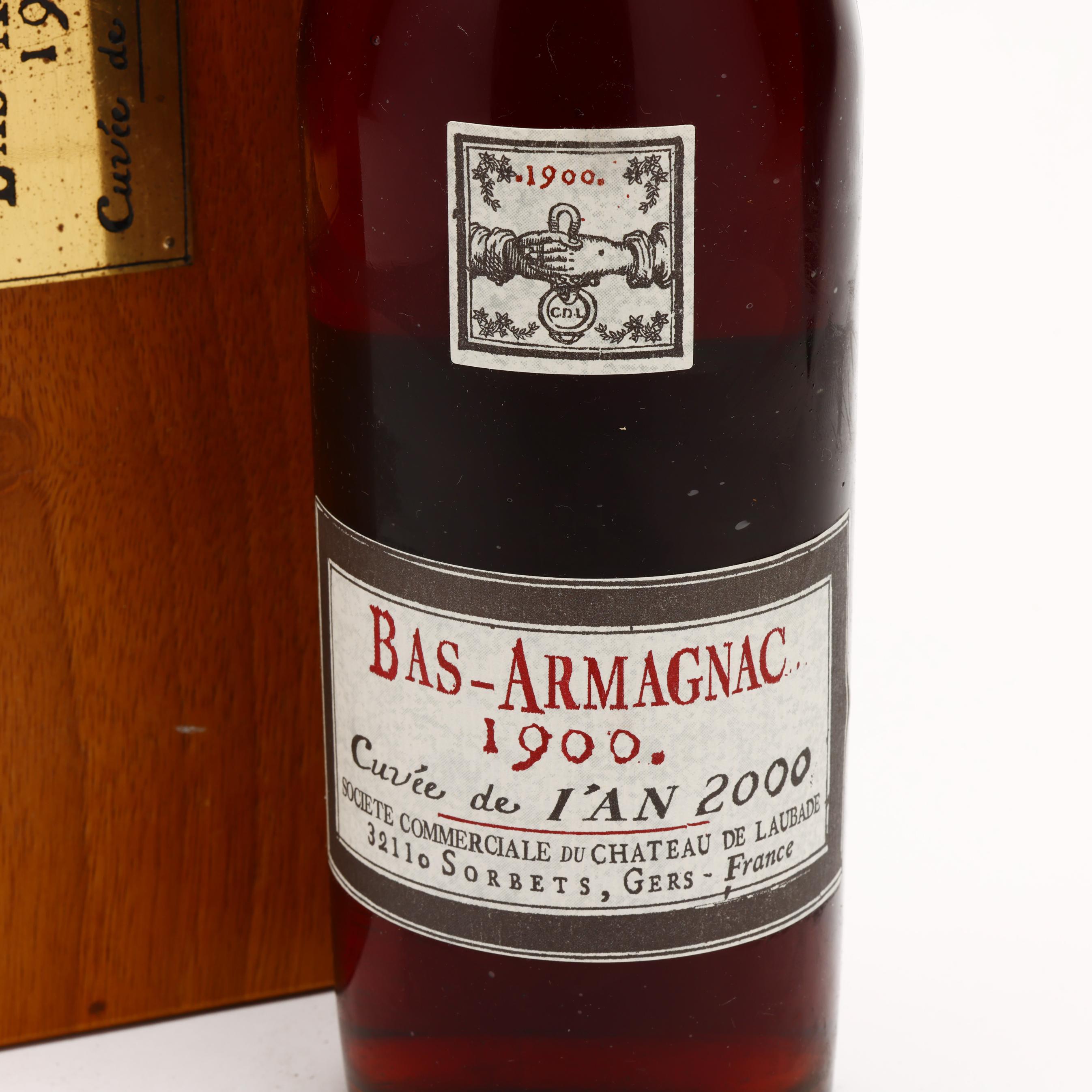 Bas Armagnac 1900 Cuvee de l'An 2000, Laubade (1 BT) (Lot 9121