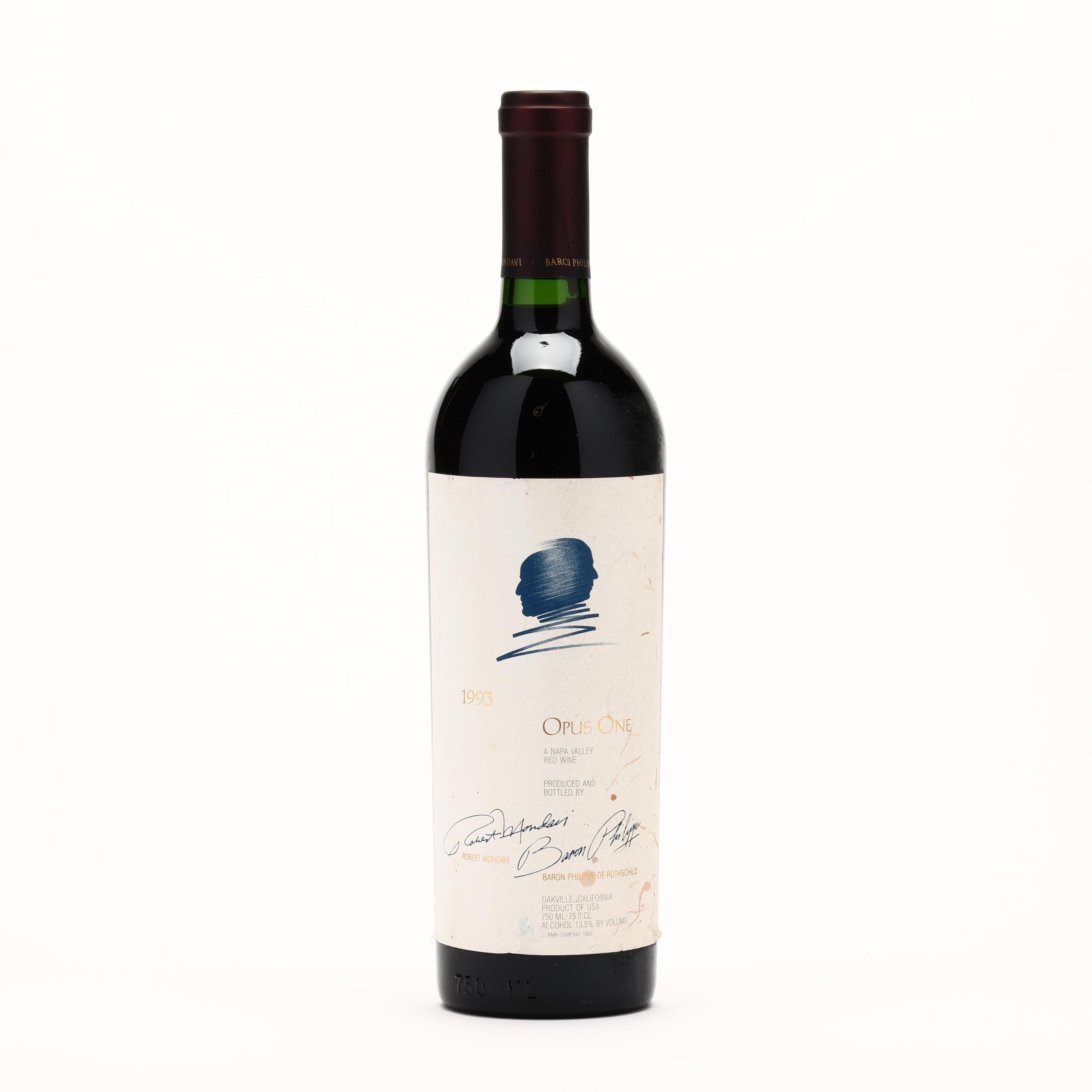Opus One 1993 赤ワイン 専用ボックス入り Opus One 1993 Red, Napa Valley (1 BT) (Lot 1354 - Fine Wine