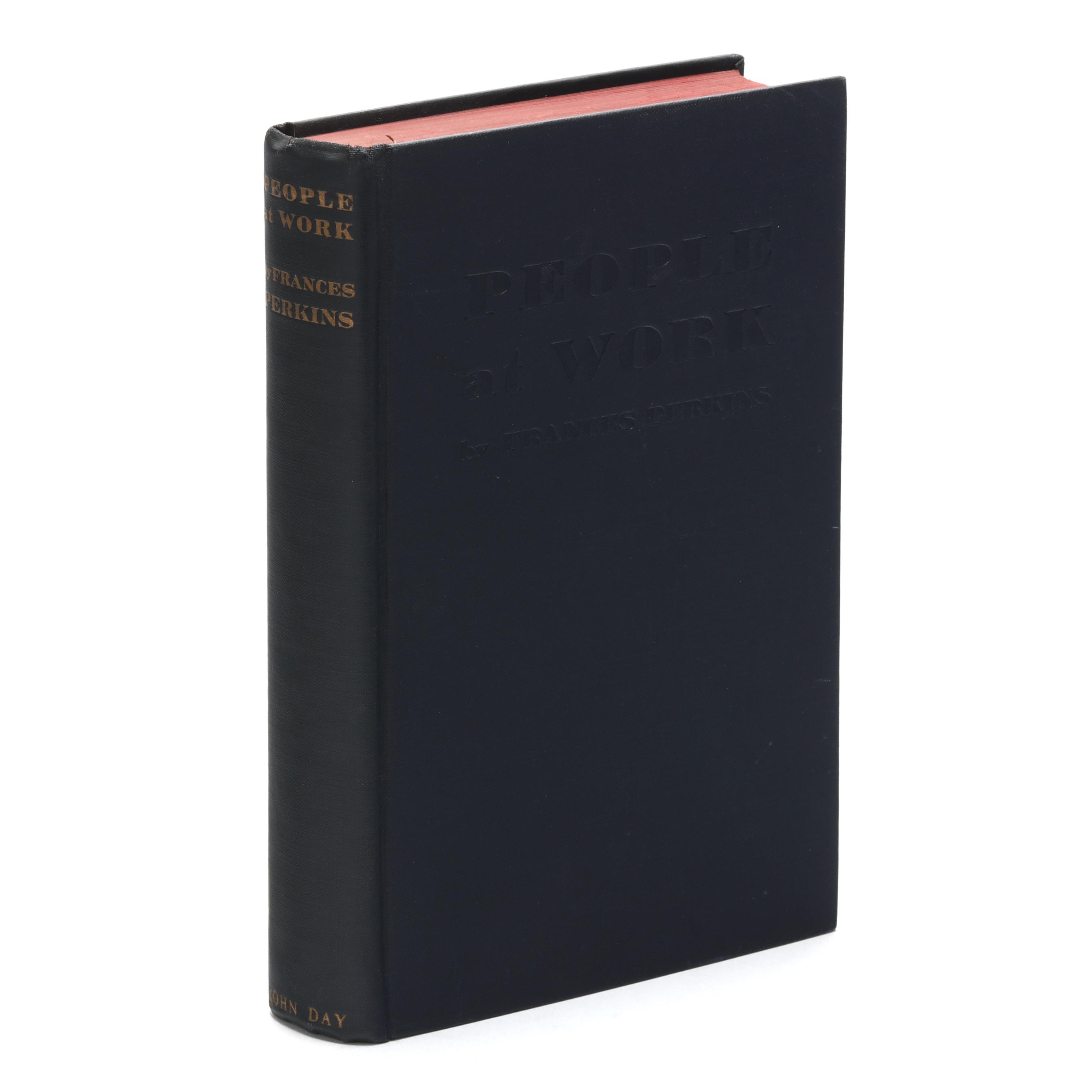 Signed First Edition of Francis Perkins's People at Work (Lot 3009