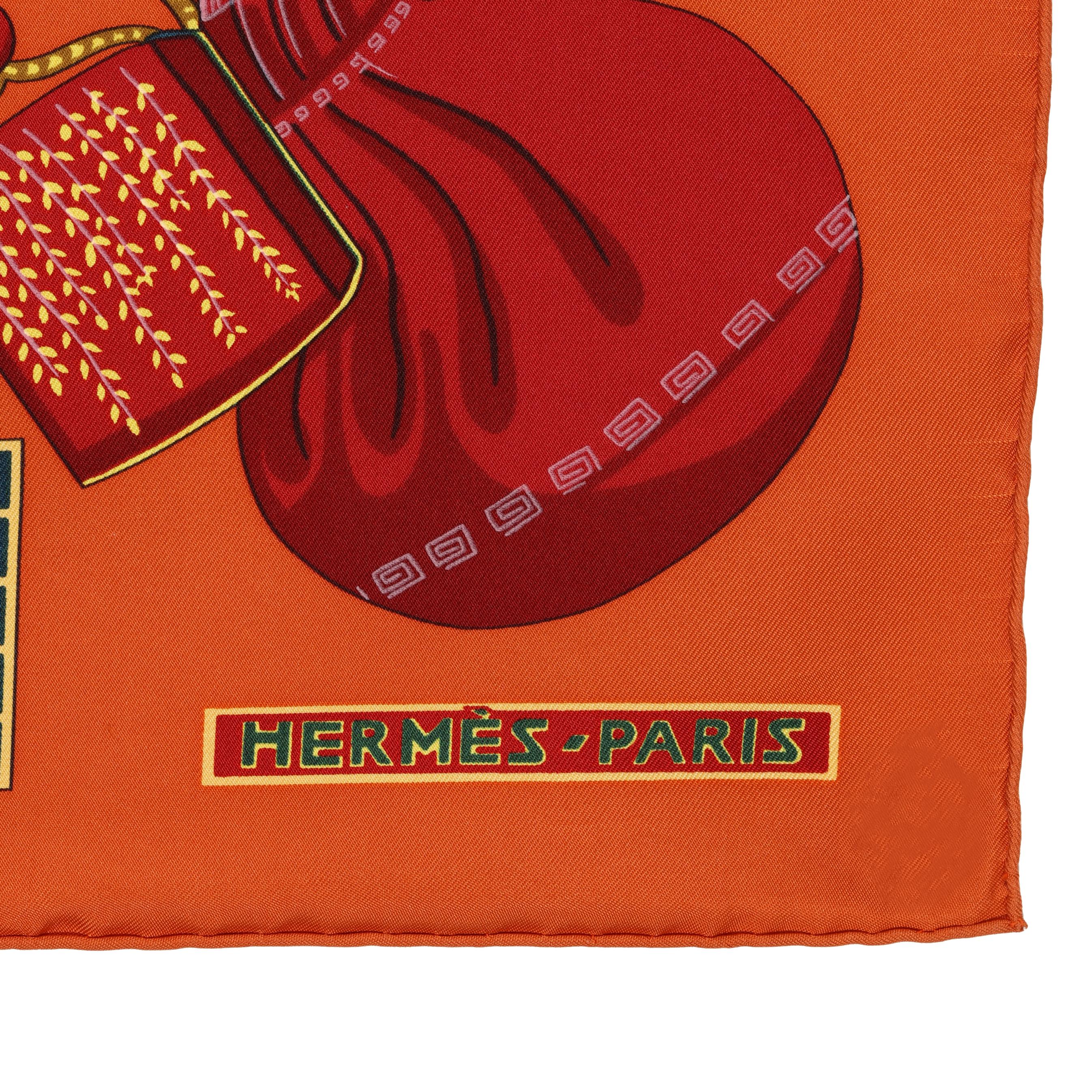 Silk Kimonos et Inros Scarf, Hermès (Lot 2060 - Estate Jewelry