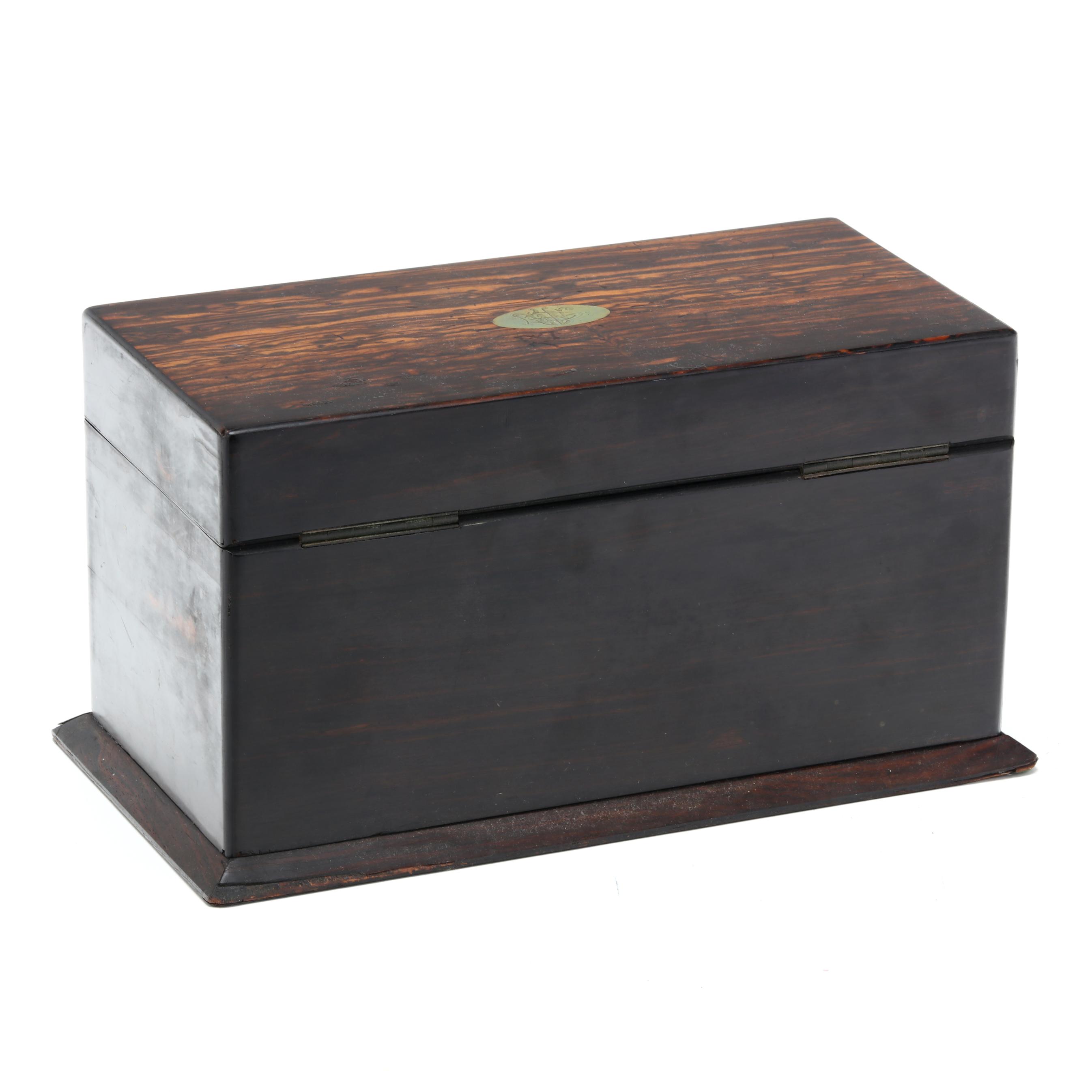 A Fine Coromandel Tea Caddy, Farthing & Thornhill (Lot 1301