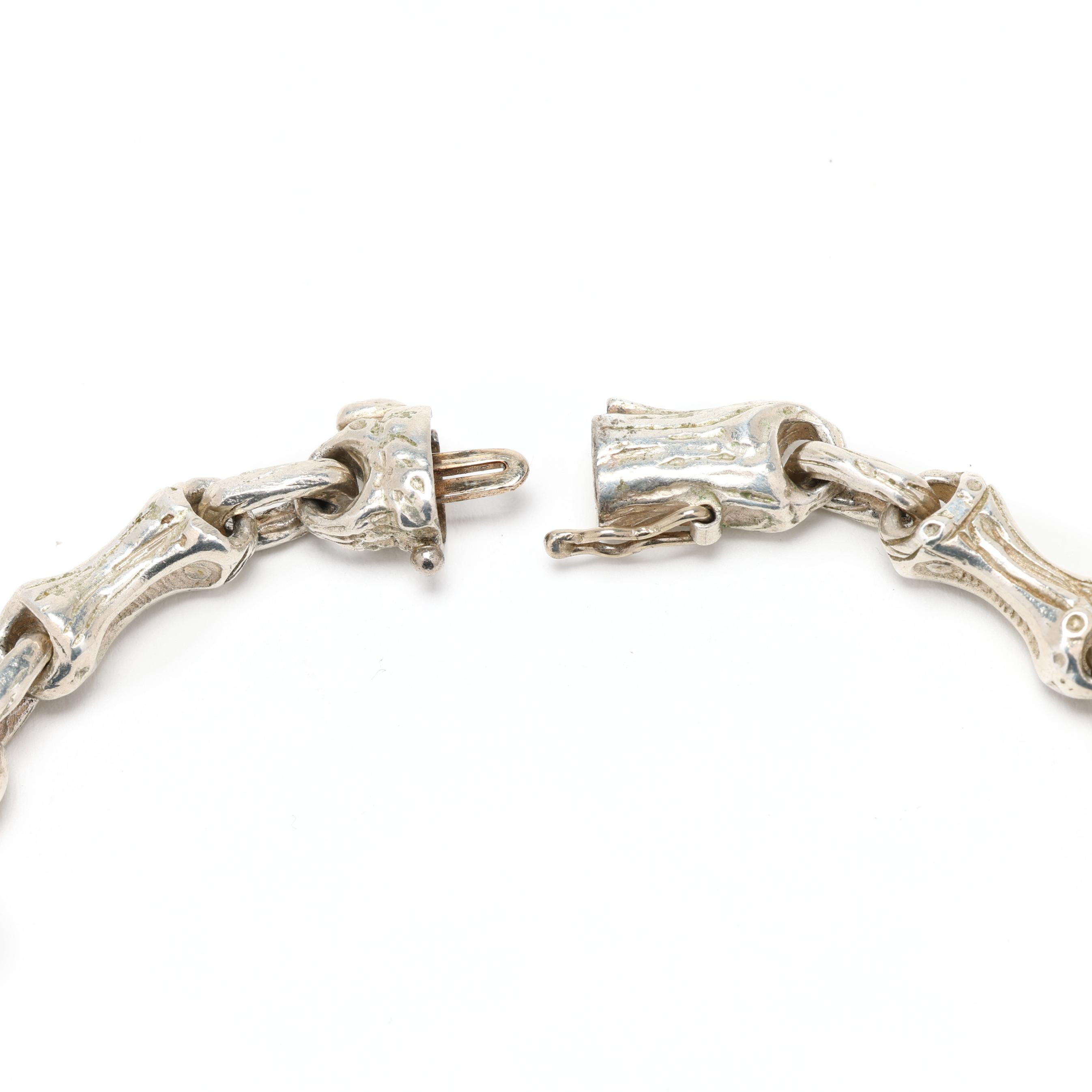 Sterling Silver Bamboo Necklace, Tiffany & Co. (Lot 1357 - Estate