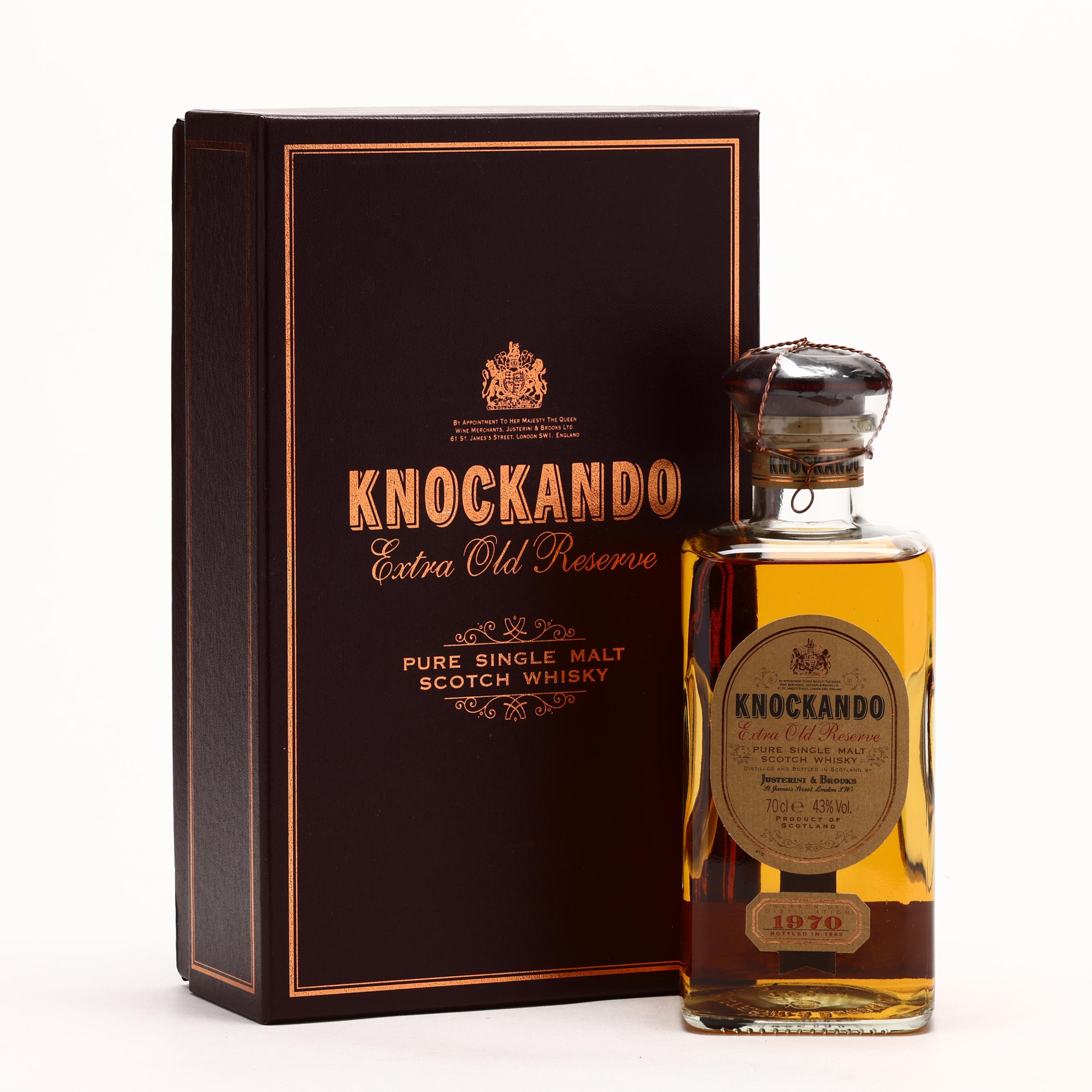 Knockando 1970 Extra Old Reserve Single Malt Scotch Whisky (1 BT
