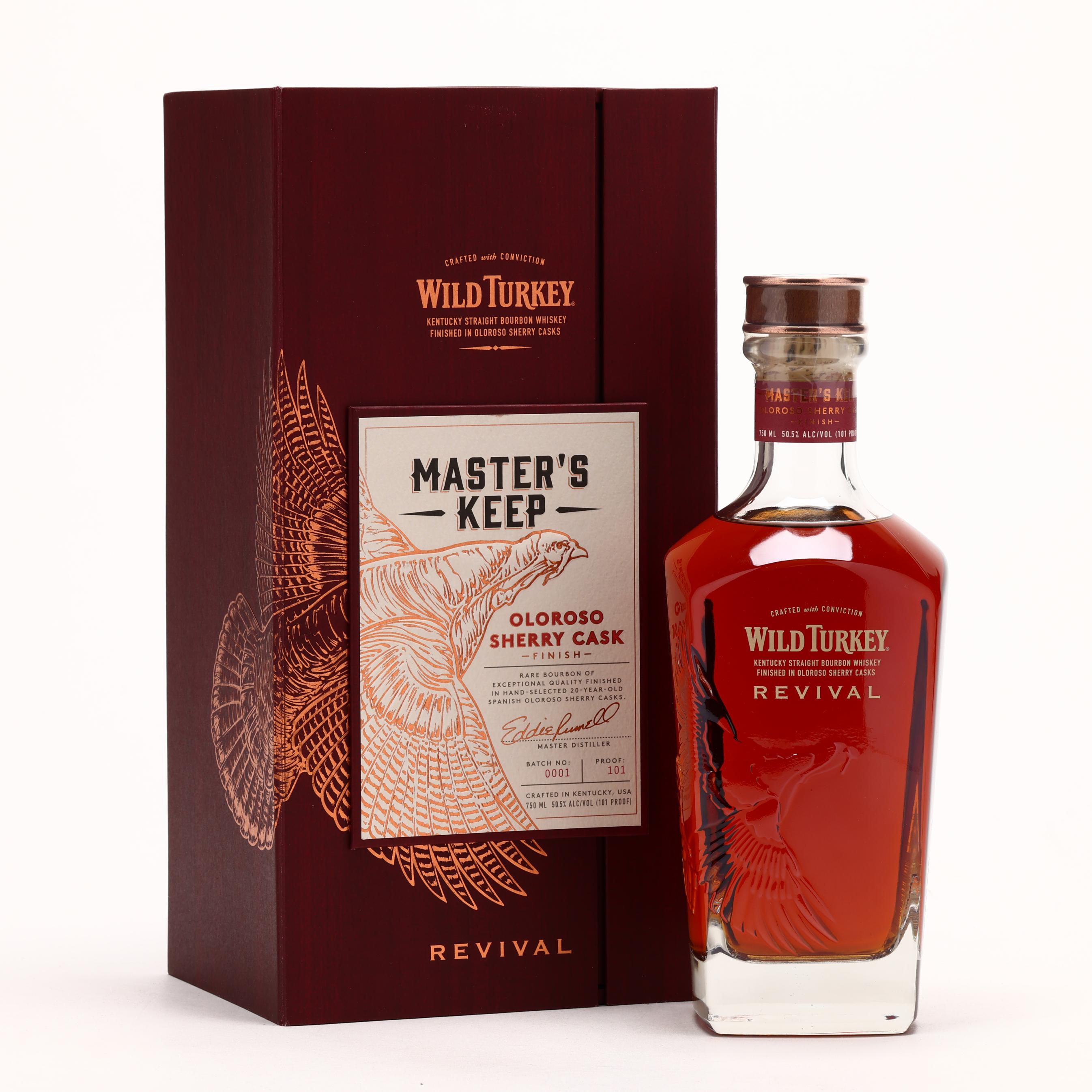 Wild Turkey Master's Keep Revival Whiskey in Decorative Glass