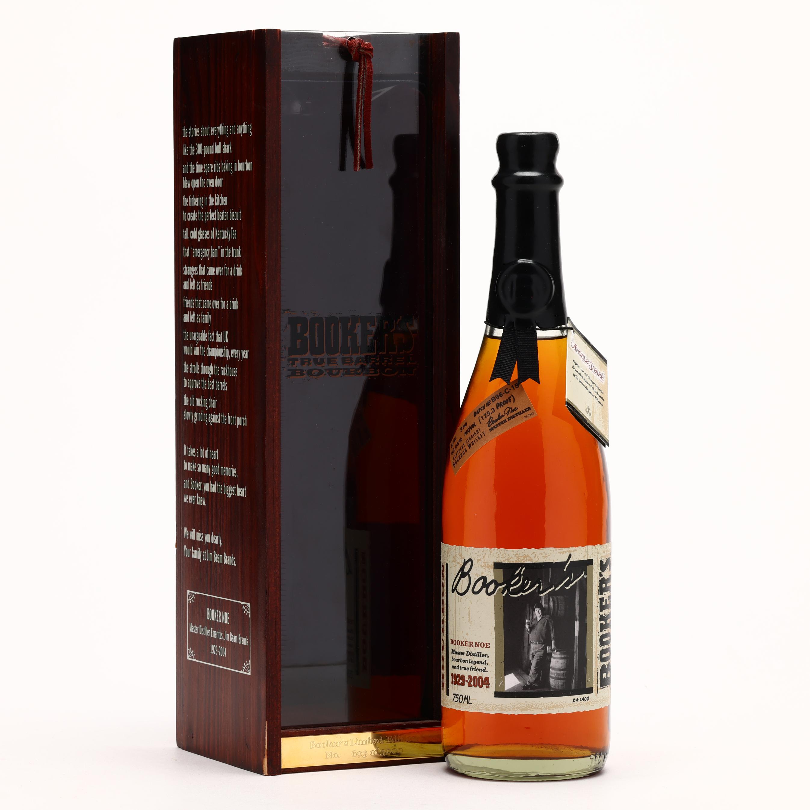 Booker's Bourbon Whiskey, 2004 Booker Noe Commemorative Bottling