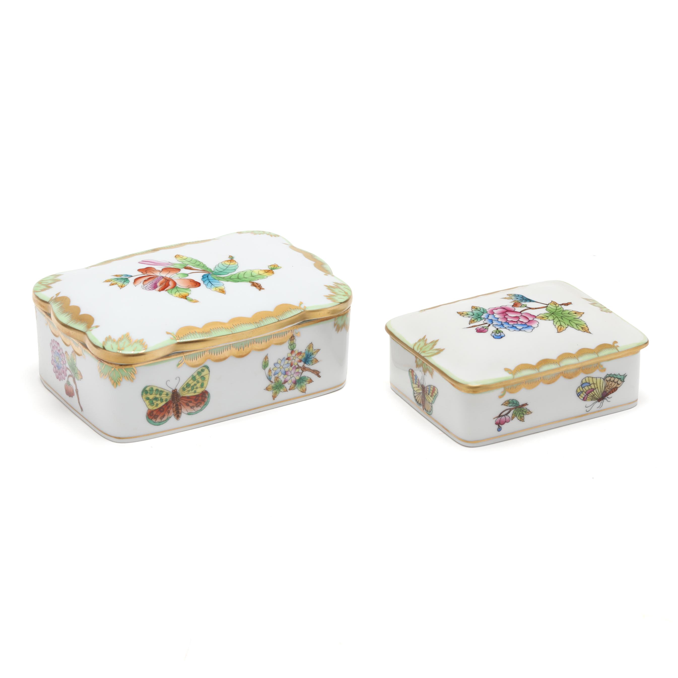 Herend, A Group of Porcelain Accessories and Dishes (Lot 2335
