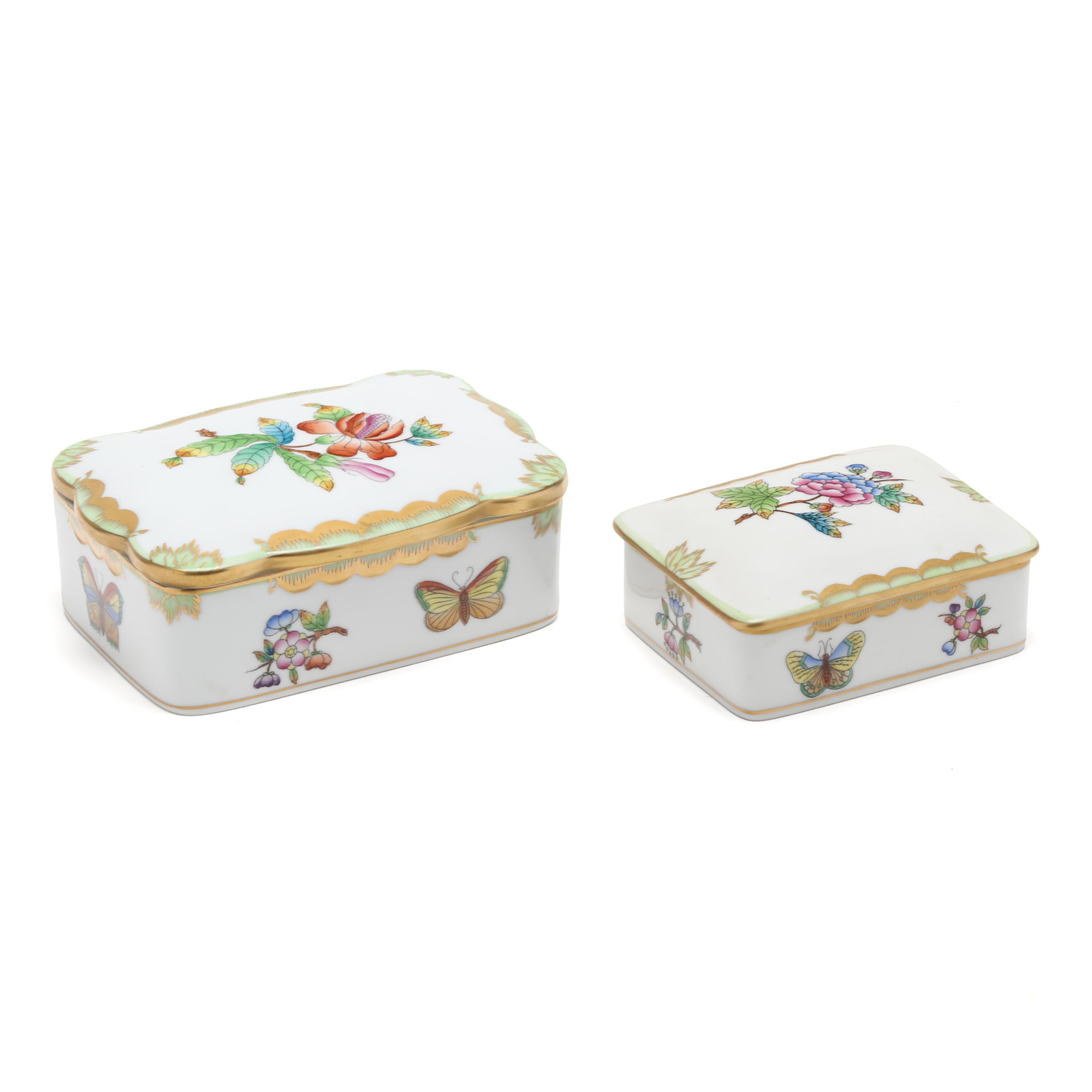 Herend, A Group of Porcelain Accessories and Dishes (Lot 2335