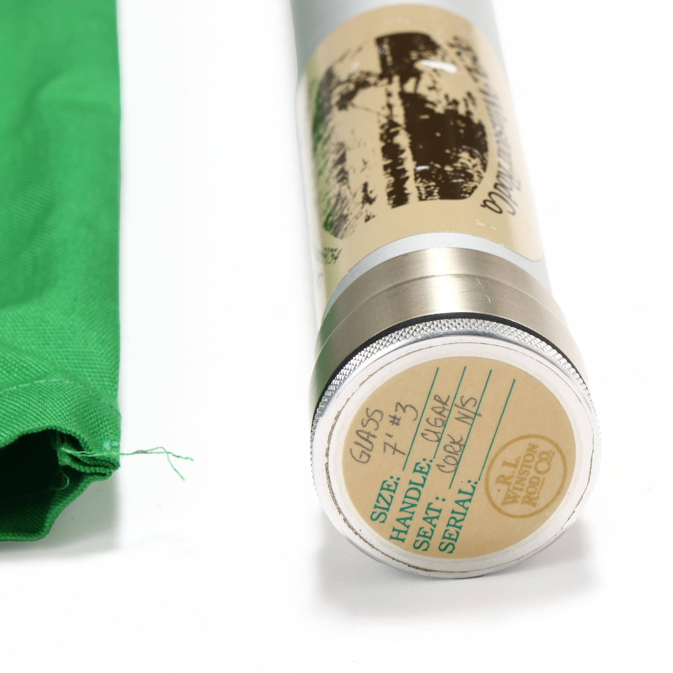 ウィンストン　グラス　7ft #3 RL Winston Fiberglass Fly Rod, 7' 3 Weight, Tom Morgan Era (Lot