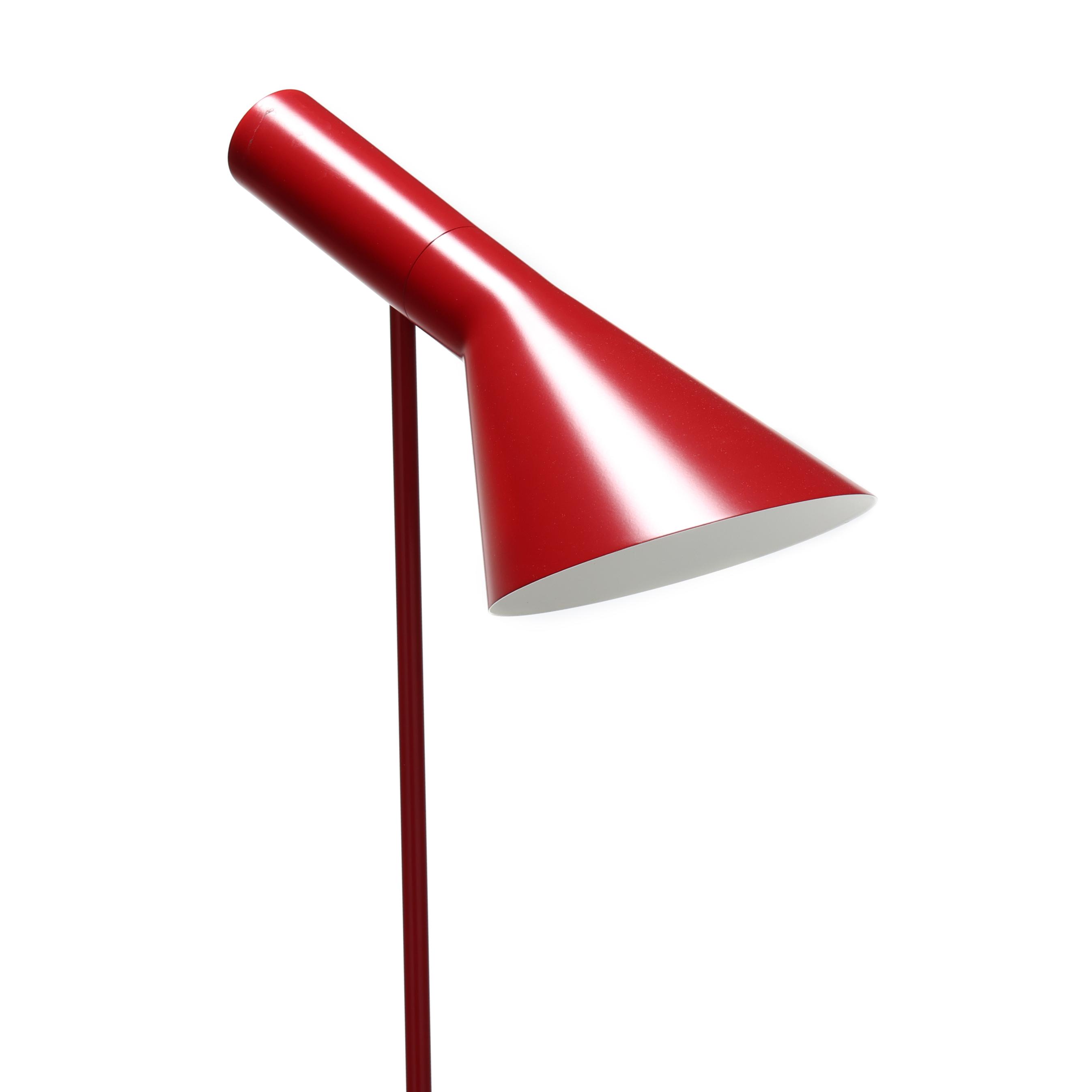 【希少廃盤】Louis Poulsen AJ フロアランプ 赤 正規品 北欧 Arne Jacobsen (Danish, 1902-1971), Red AJ Floor Lamp (Lot 2242