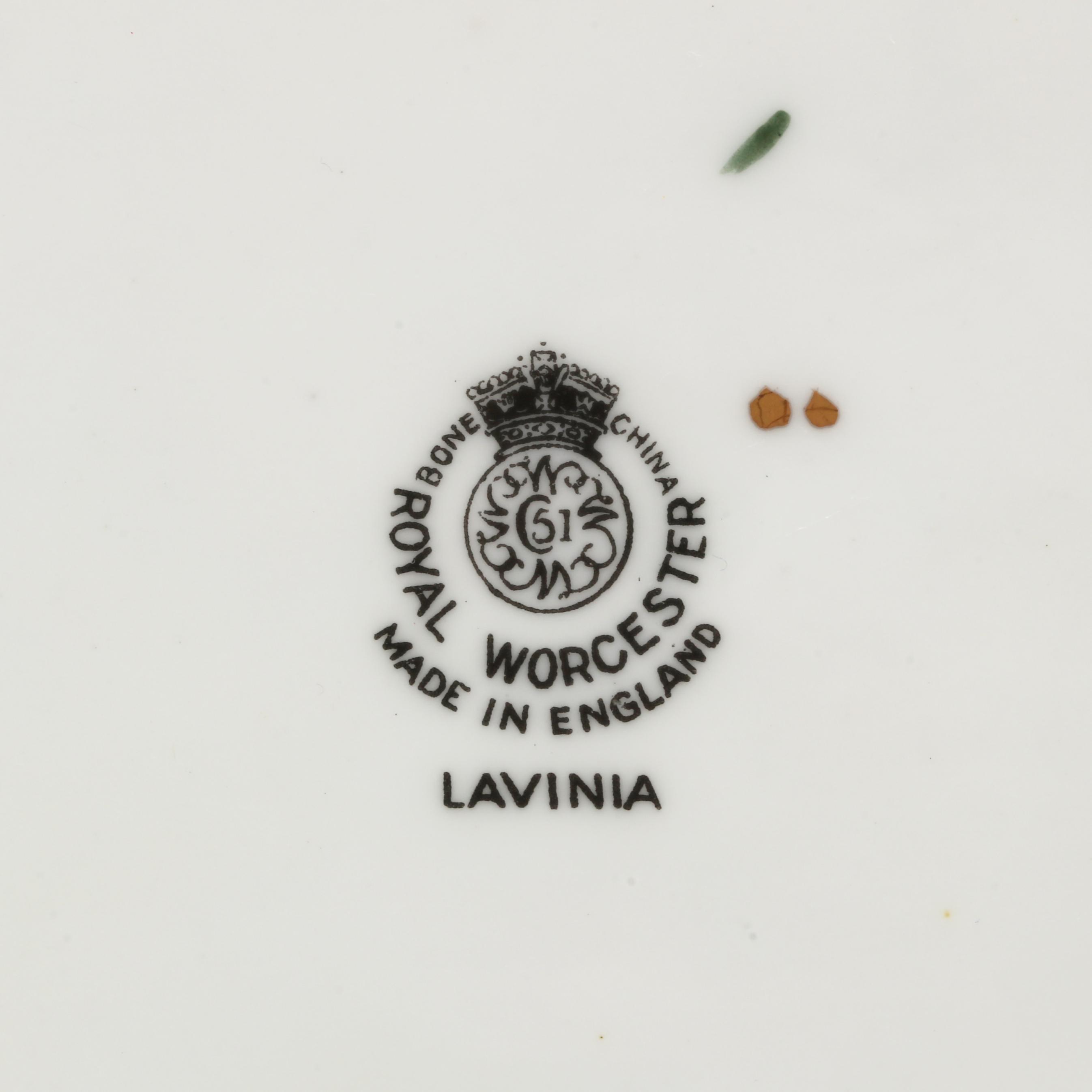 Royal Worcester, Large Set of Lavinia China Dinnerware (Lot 1019