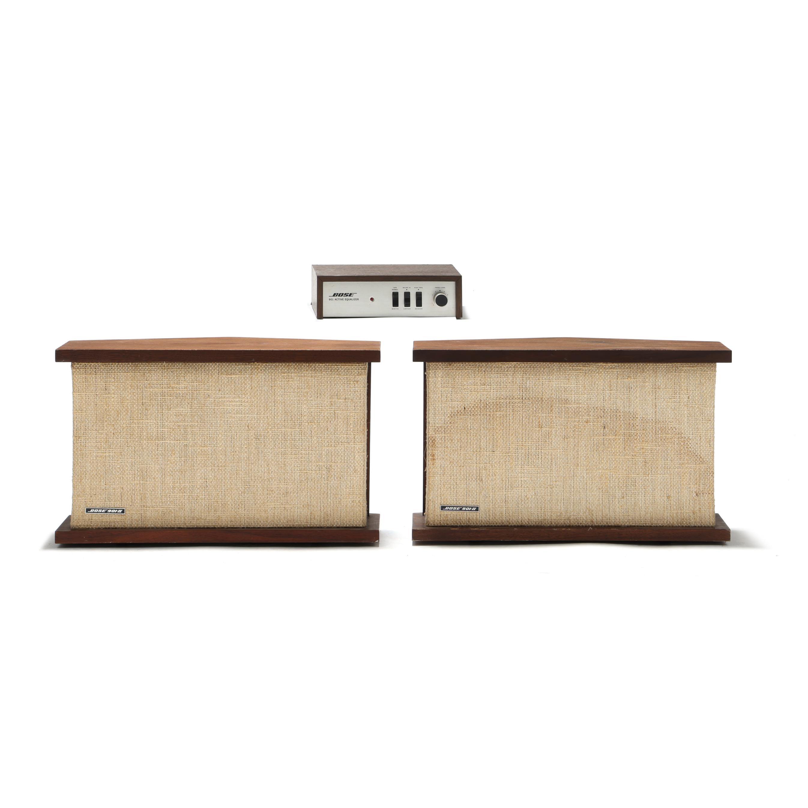 Pair of Bose 901 II with Active Equalizer (Lot 2313 - Modern