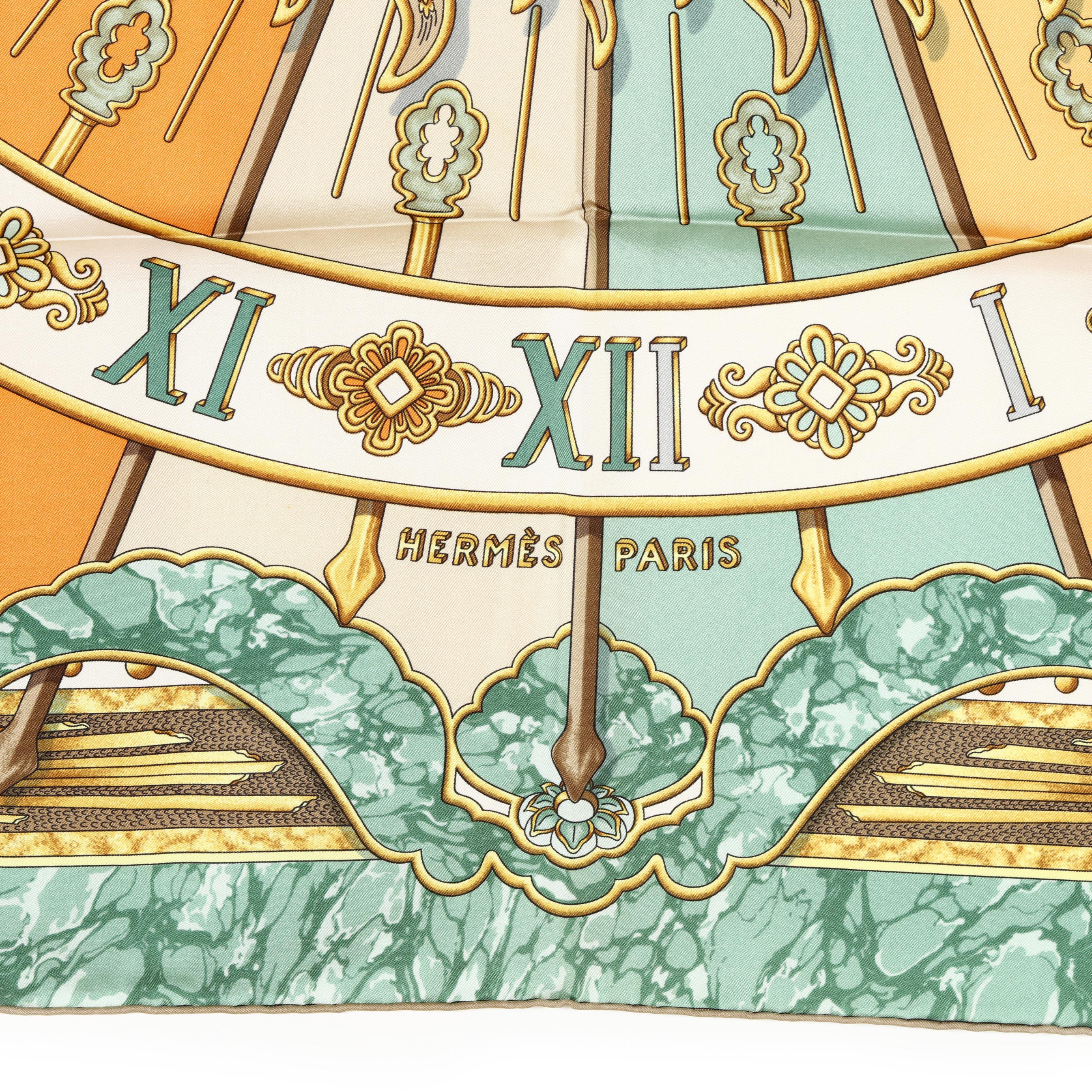 Silk Carpe Diem Scarf, Hermès (Lot 3373 - Estate Jewelry & Luxury