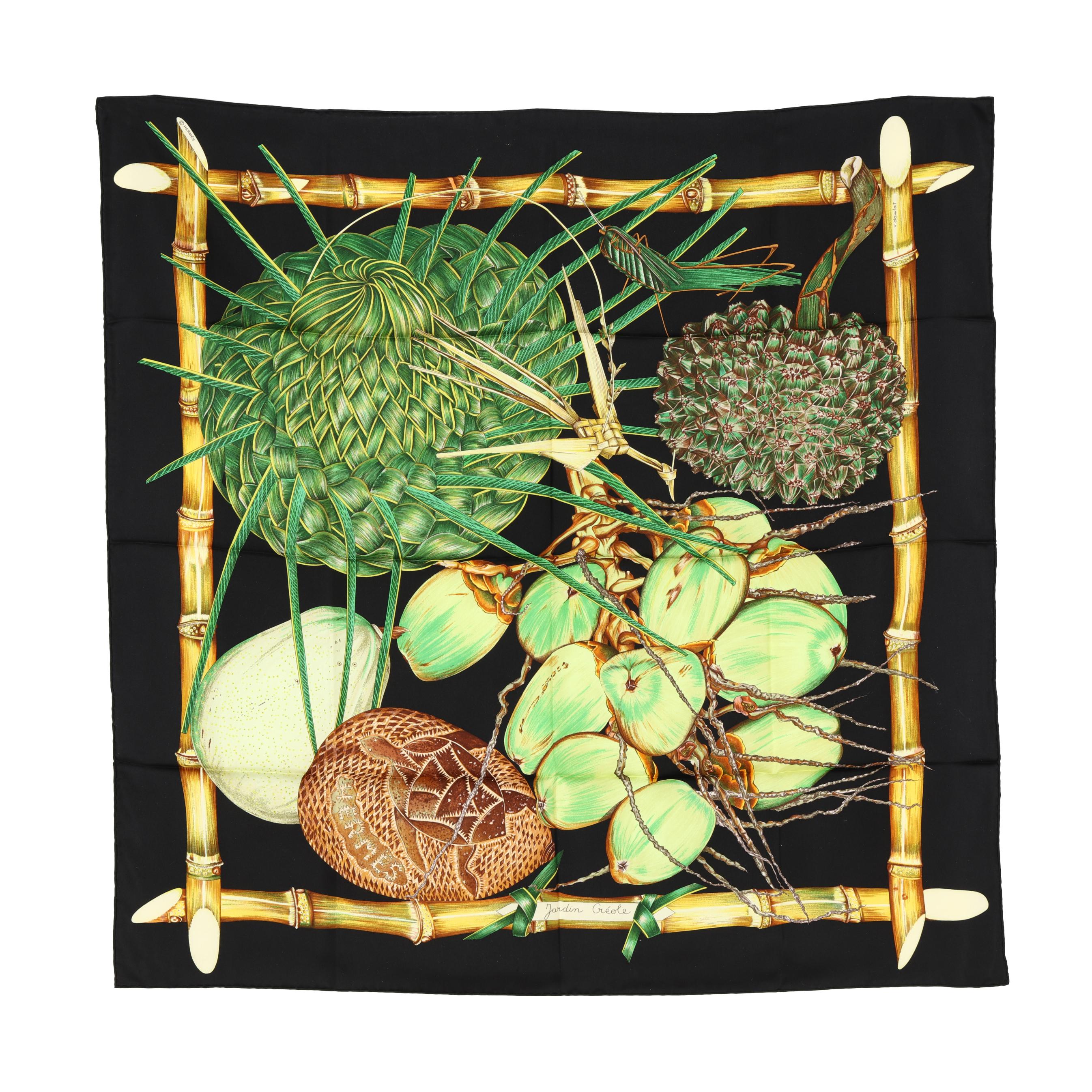 Silk Jardin Créole Scarf, Hermès (Lot 8316 - Estate Jewelry