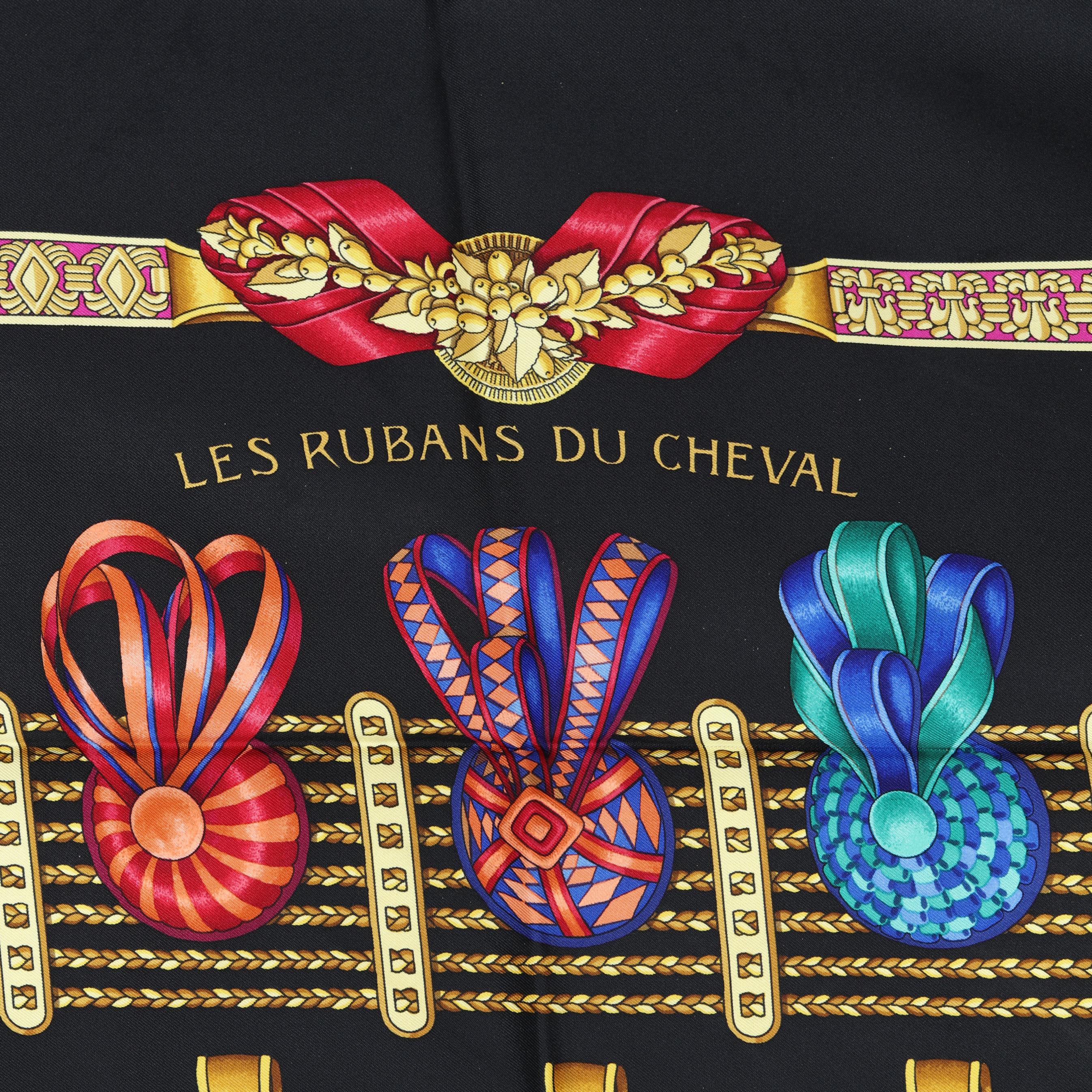 Silk Les Rubans Du Cheval Scarf, Hermès (Lot 1330 - Estate Jewelry