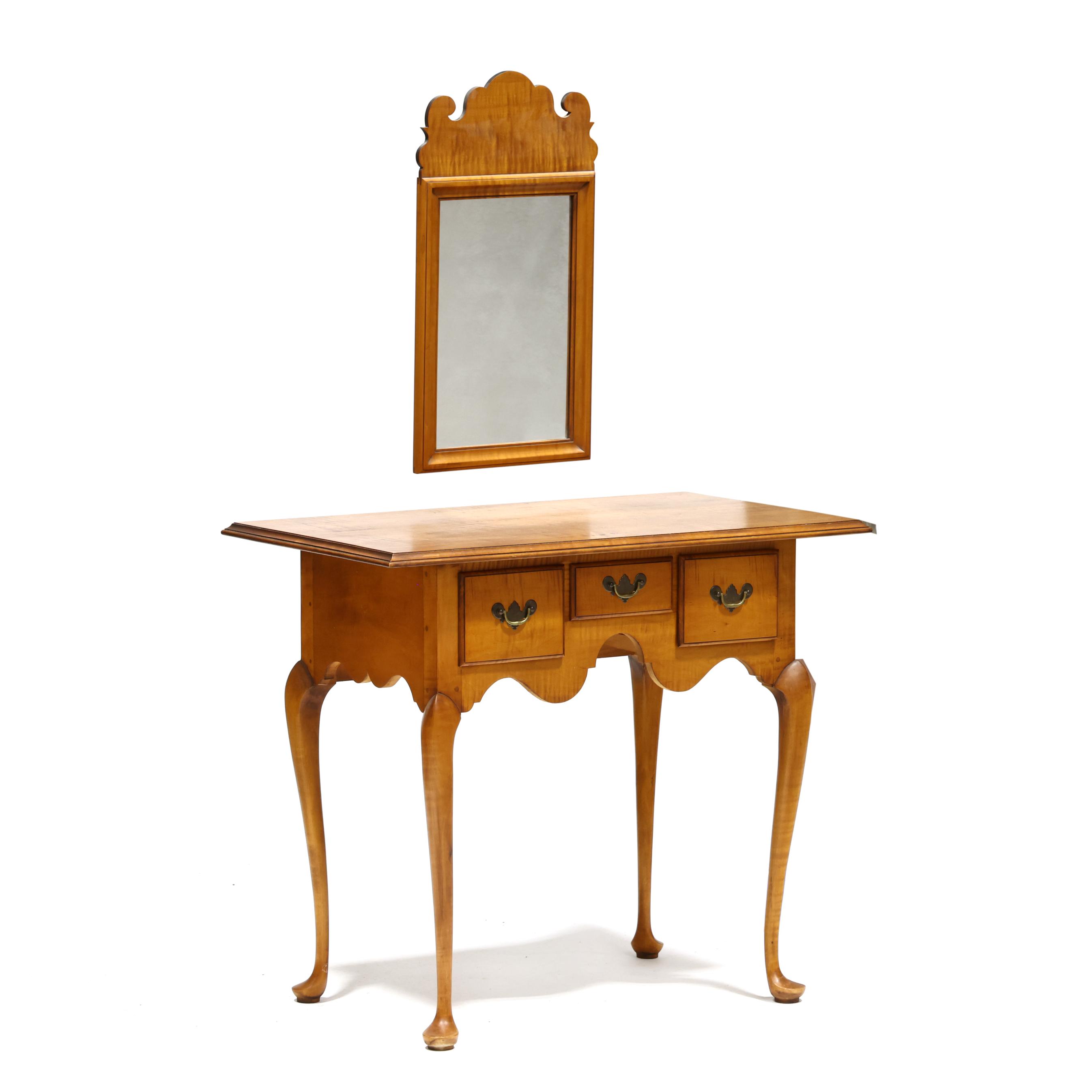 Eldred Wheeler, Queen Anne Style Maple Dressing Table and Mirror (Lot 1103  - May Estate AuctionMay 7, 2026, 10:00am)