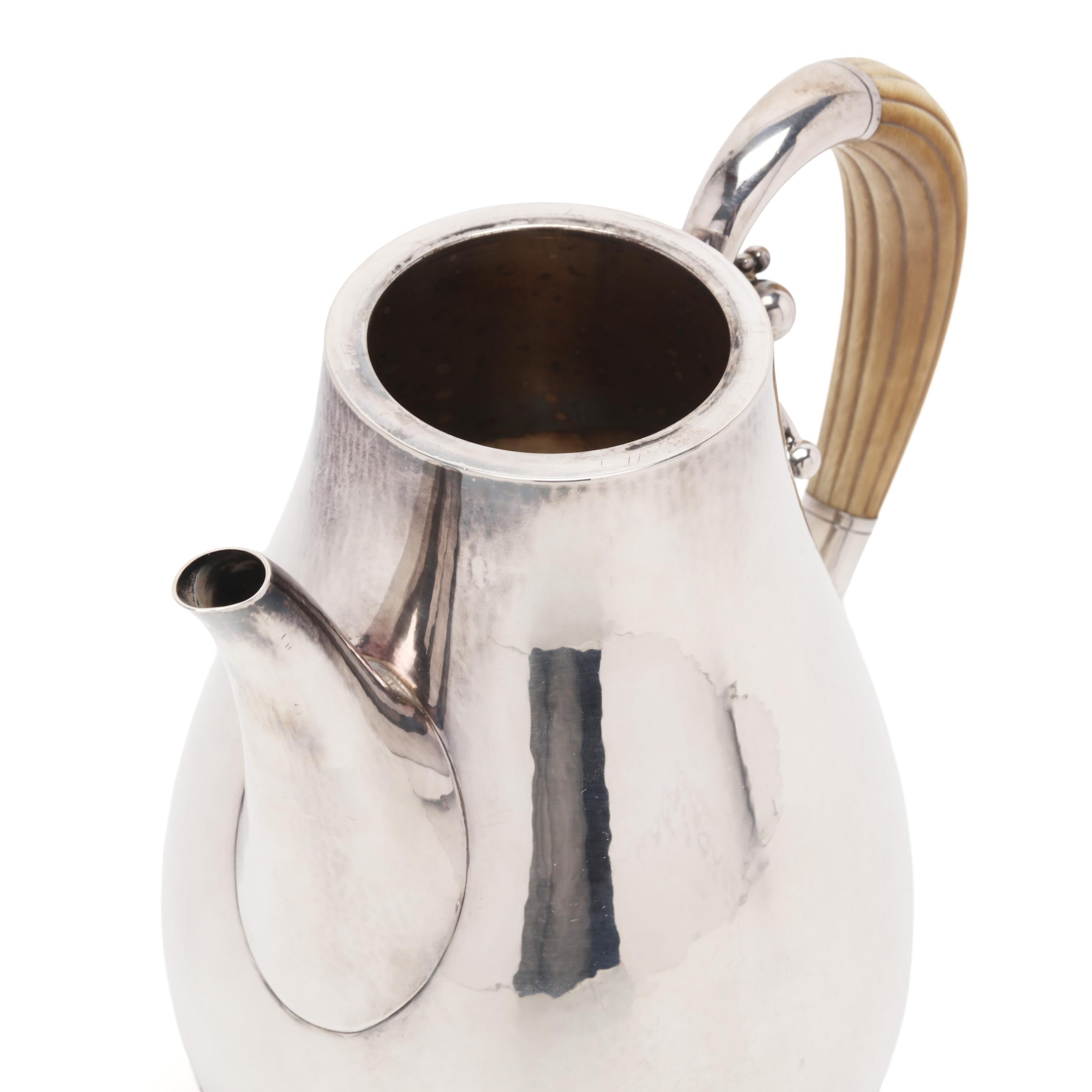 【Deykin & Harrison】 コーヒーサービス 3点 Georg Jensen Sterling Silver Coffee Service (Lot 3168 - Fine