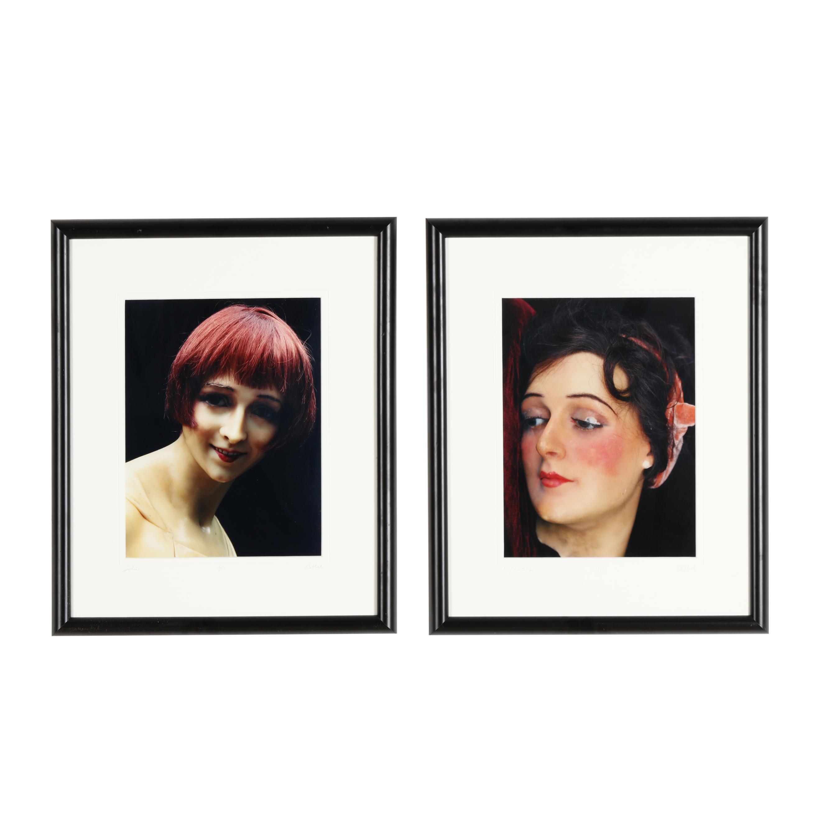 Barbara Abel (b. 1944), Tragic Beauties (Two Photographs) (Lot