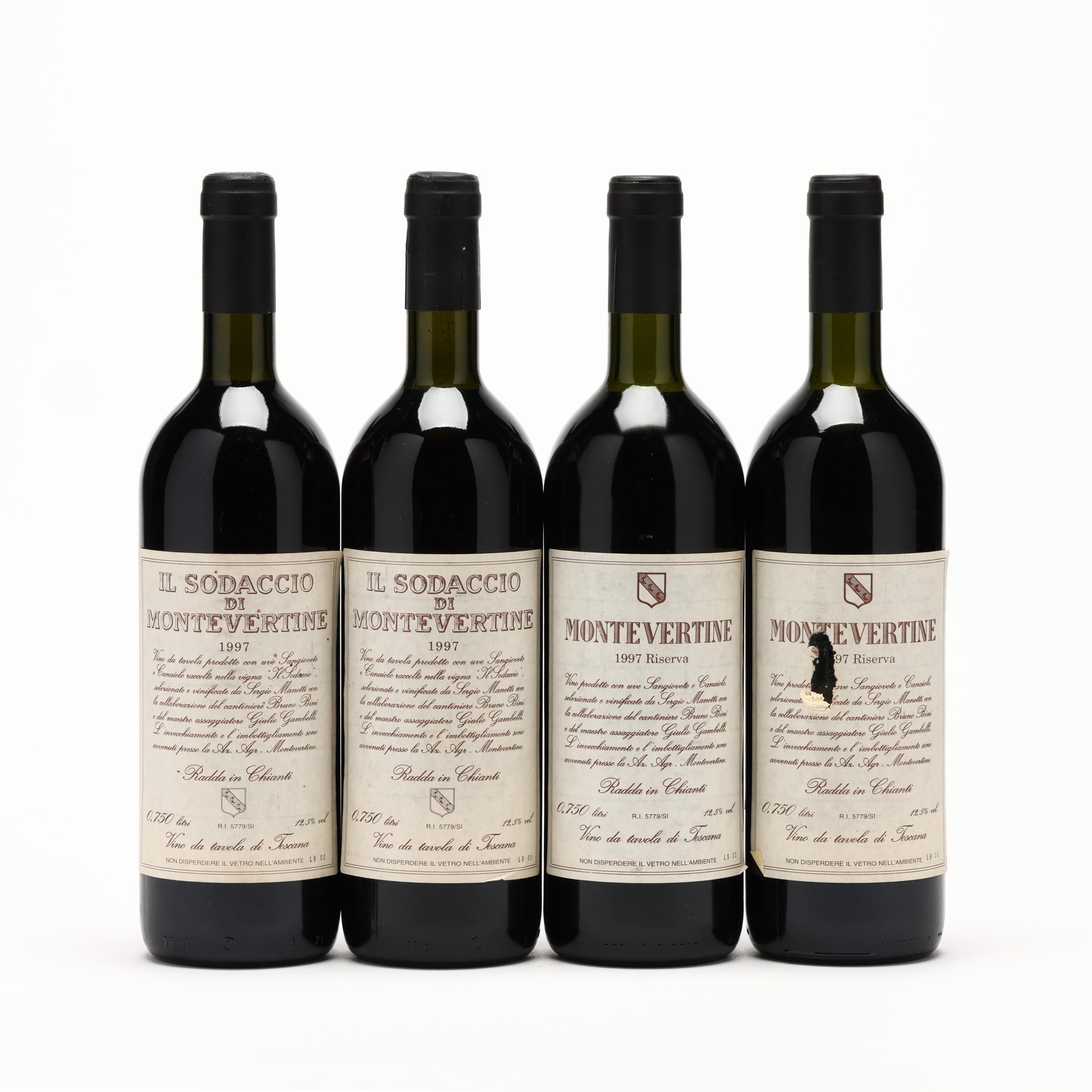 Montevertine 1997 Mixed Lot (4 BT) (Lot 4163 - Fine Wine