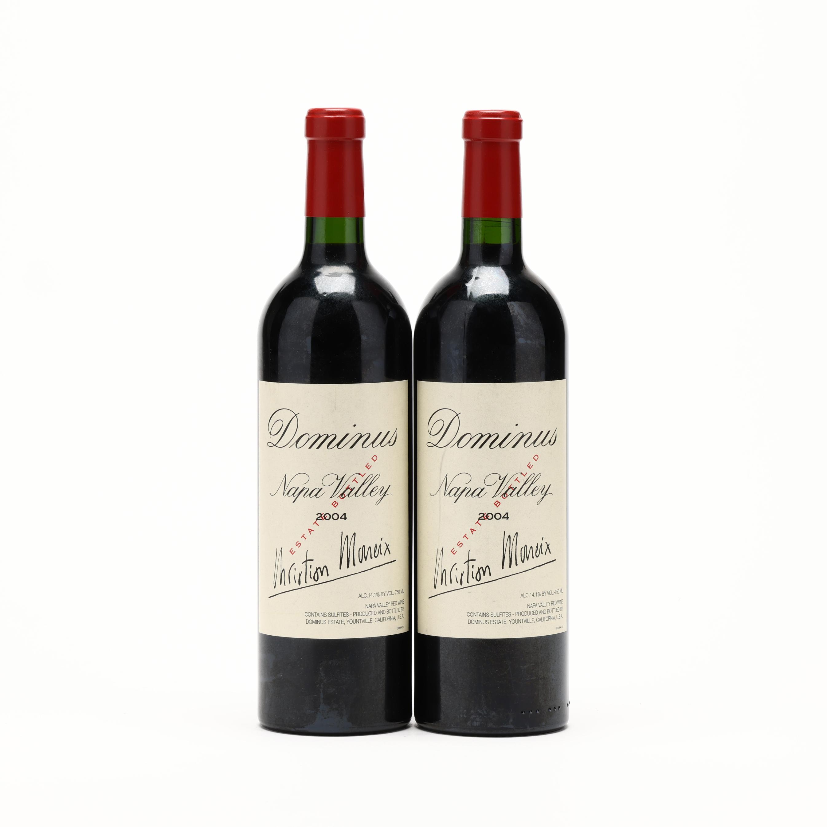 Dominus Napa Valley 2004 赤ワイン Dominus Estate 2004 Red, Napa Valley (2 BT) (Lot 4283 - Fine Wine