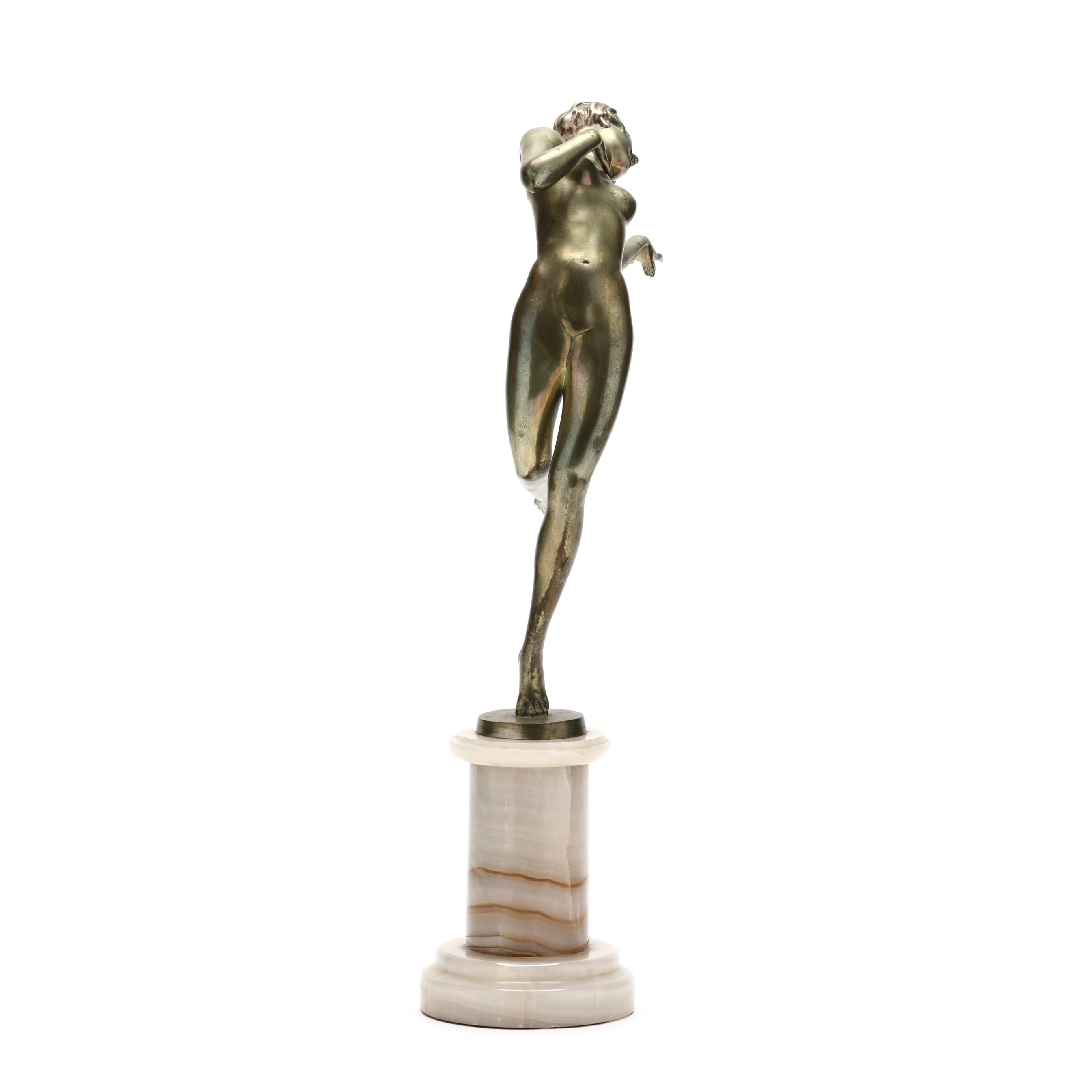 Josef Lorenzl (Austrian, 1892-1950), Gilt Bronze Dancer (Lot 7166