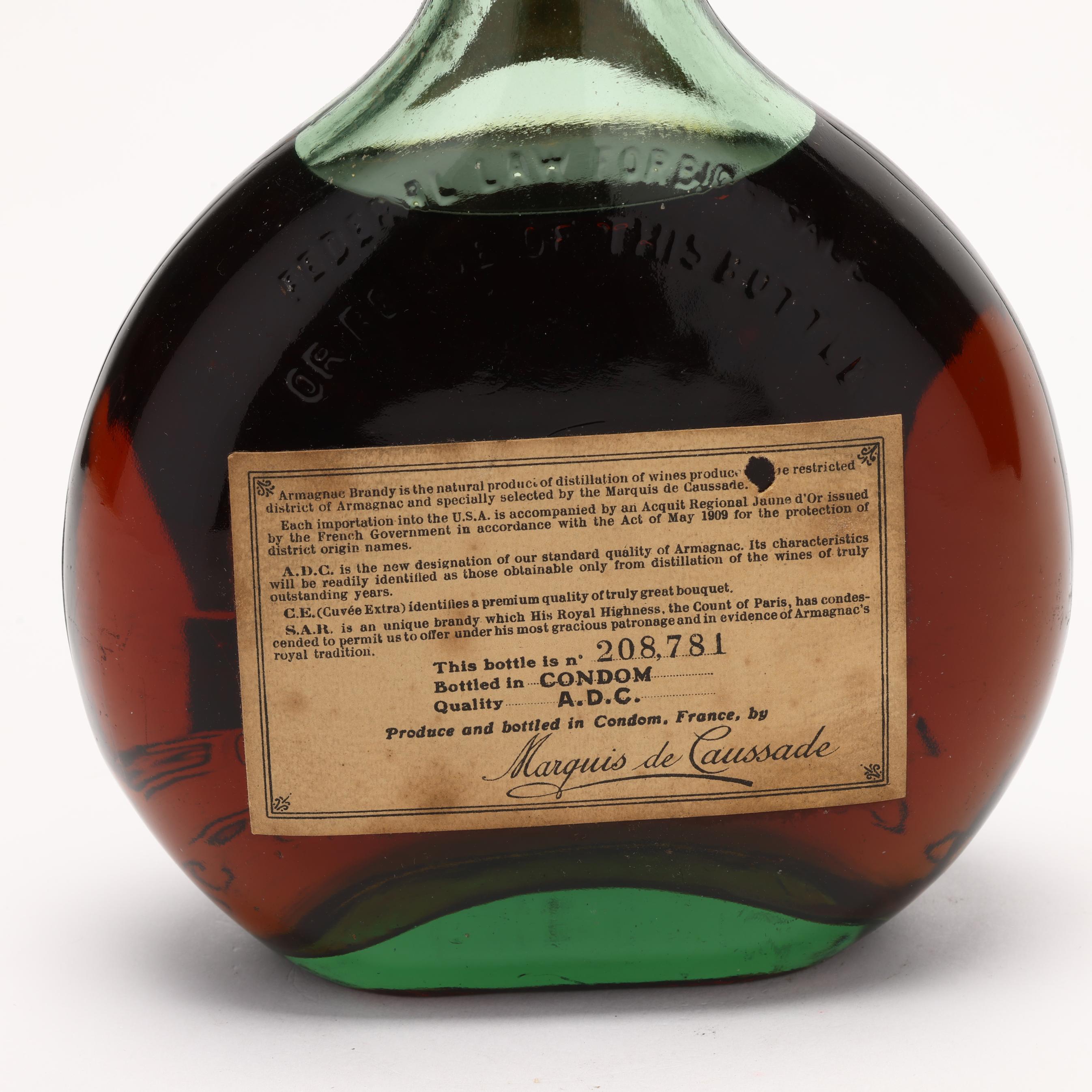 Marquis de Caussade Armagnac (1 BT) (Lot 5019 - Rare Spirits