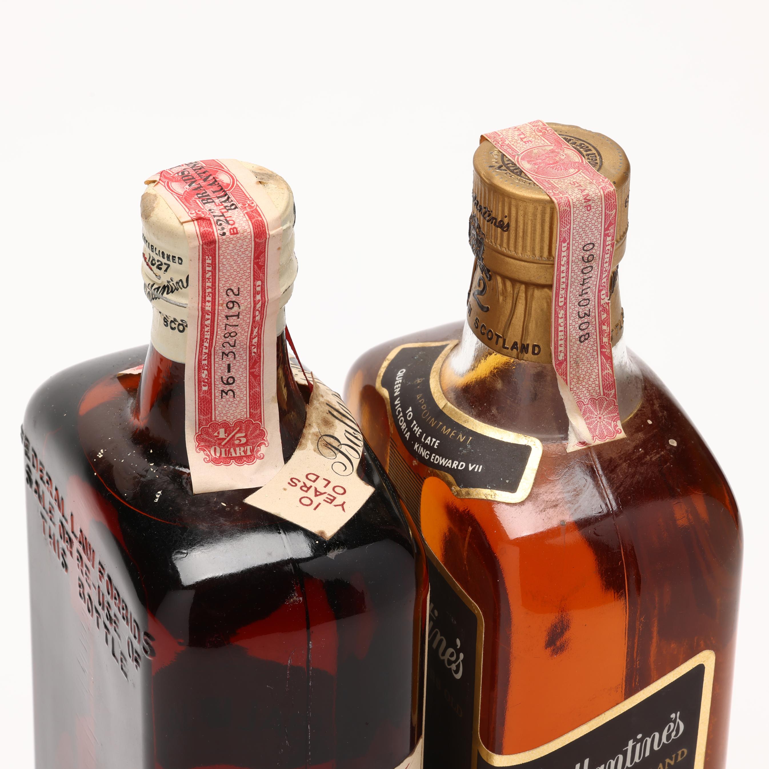 Ballantine's Scotch Whisky Selection Mixed Lot (2 BT) (Lot 5070
