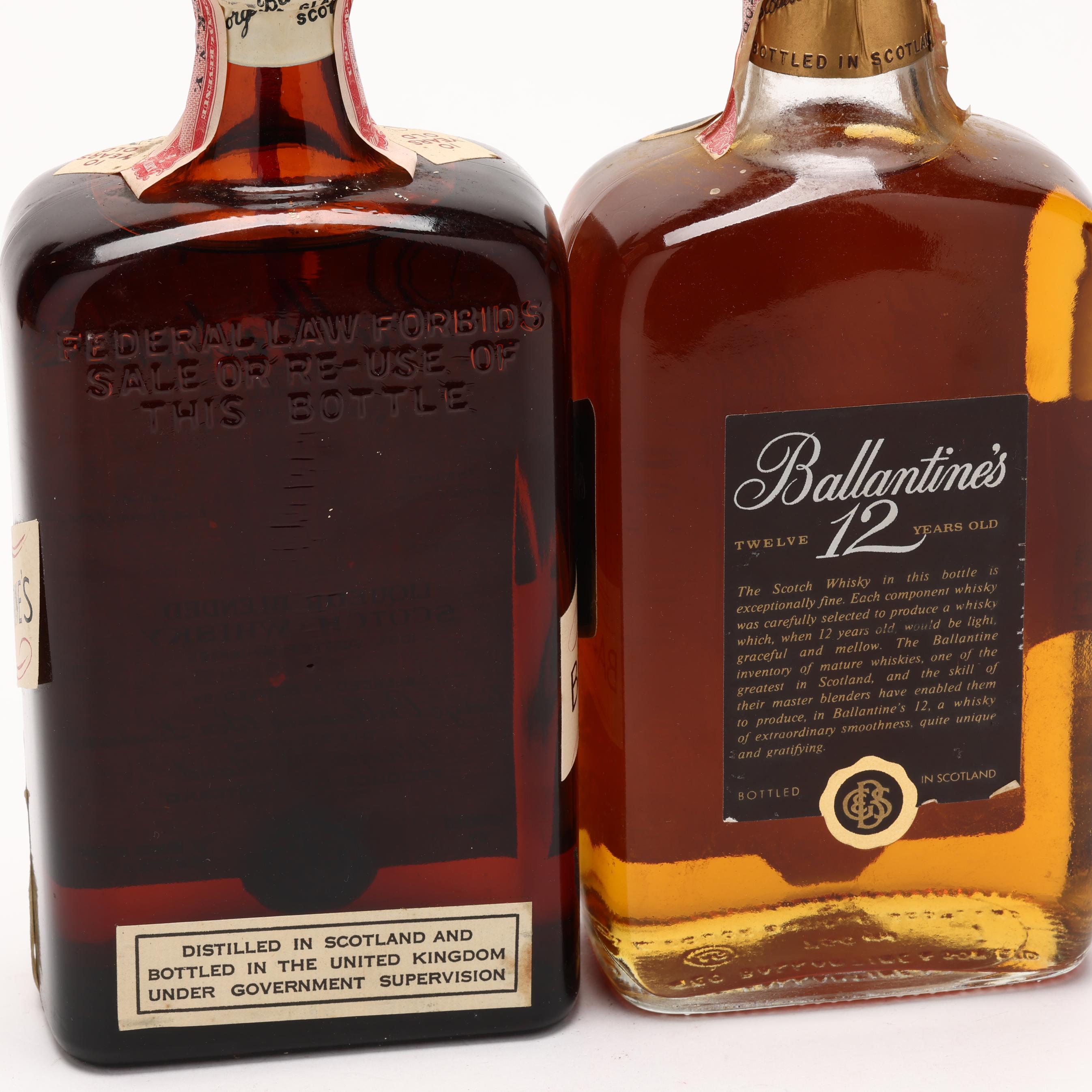 Ballantine's Scotch Whisky Selection Mixed Lot (2 BT) (Lot 5070