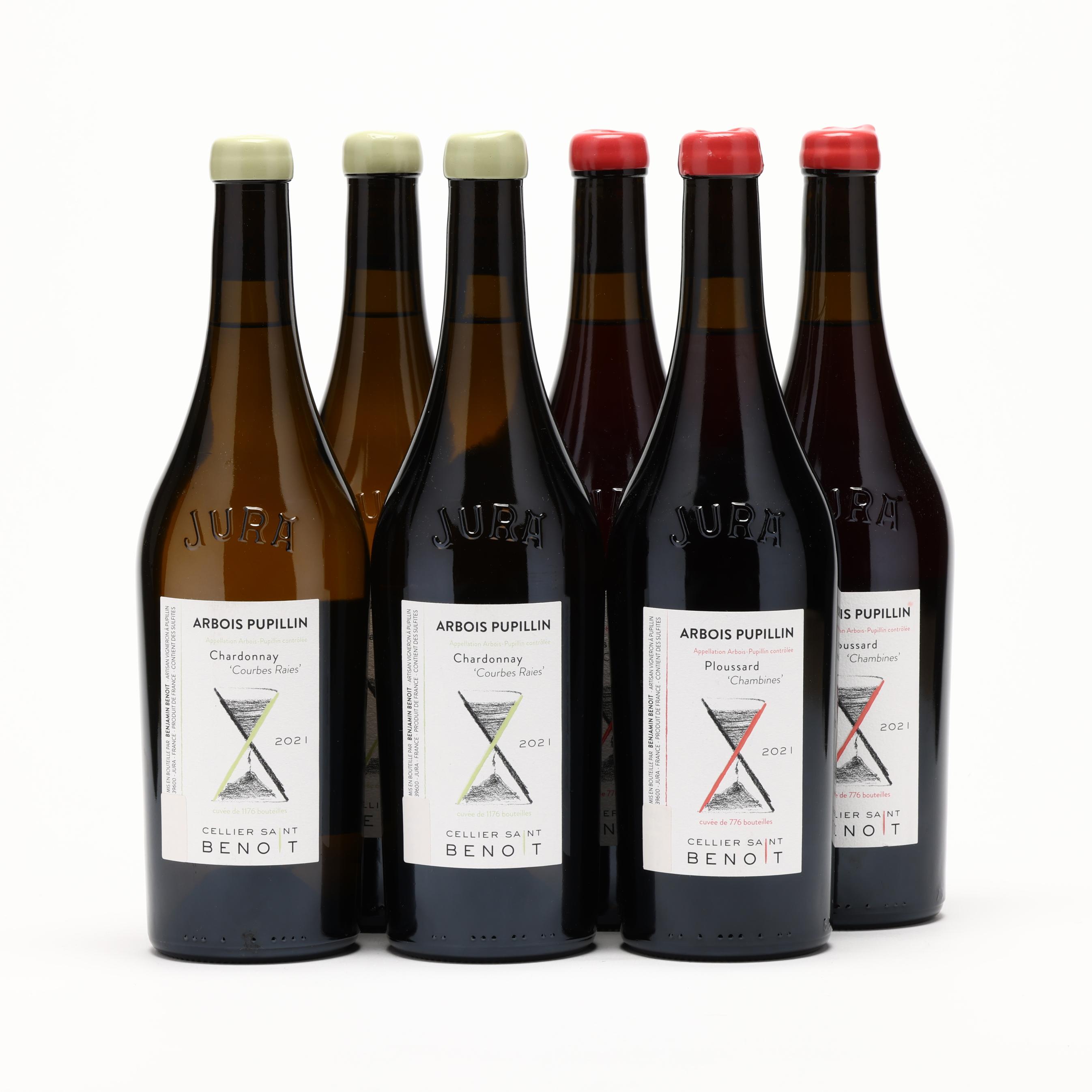 【Soho】Ornellaia Bourgogne Arbois 3本 Arbois Pupillin, Cellier Saint Benoit Mixed Lot (6 BT) (Lot 4074