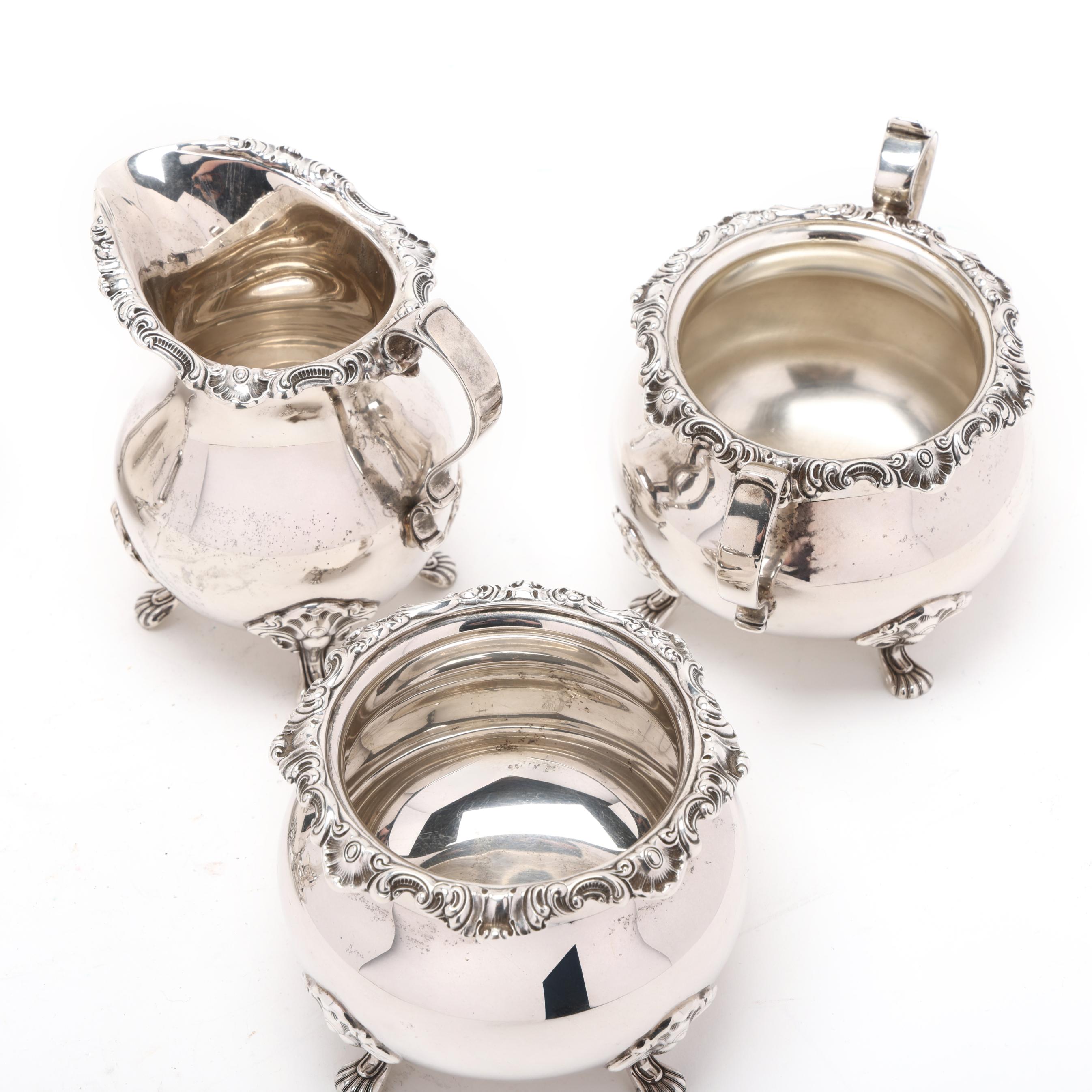 Gorham Strasbourg Sterling Silver Tea and Coffee Service (Lot 9192