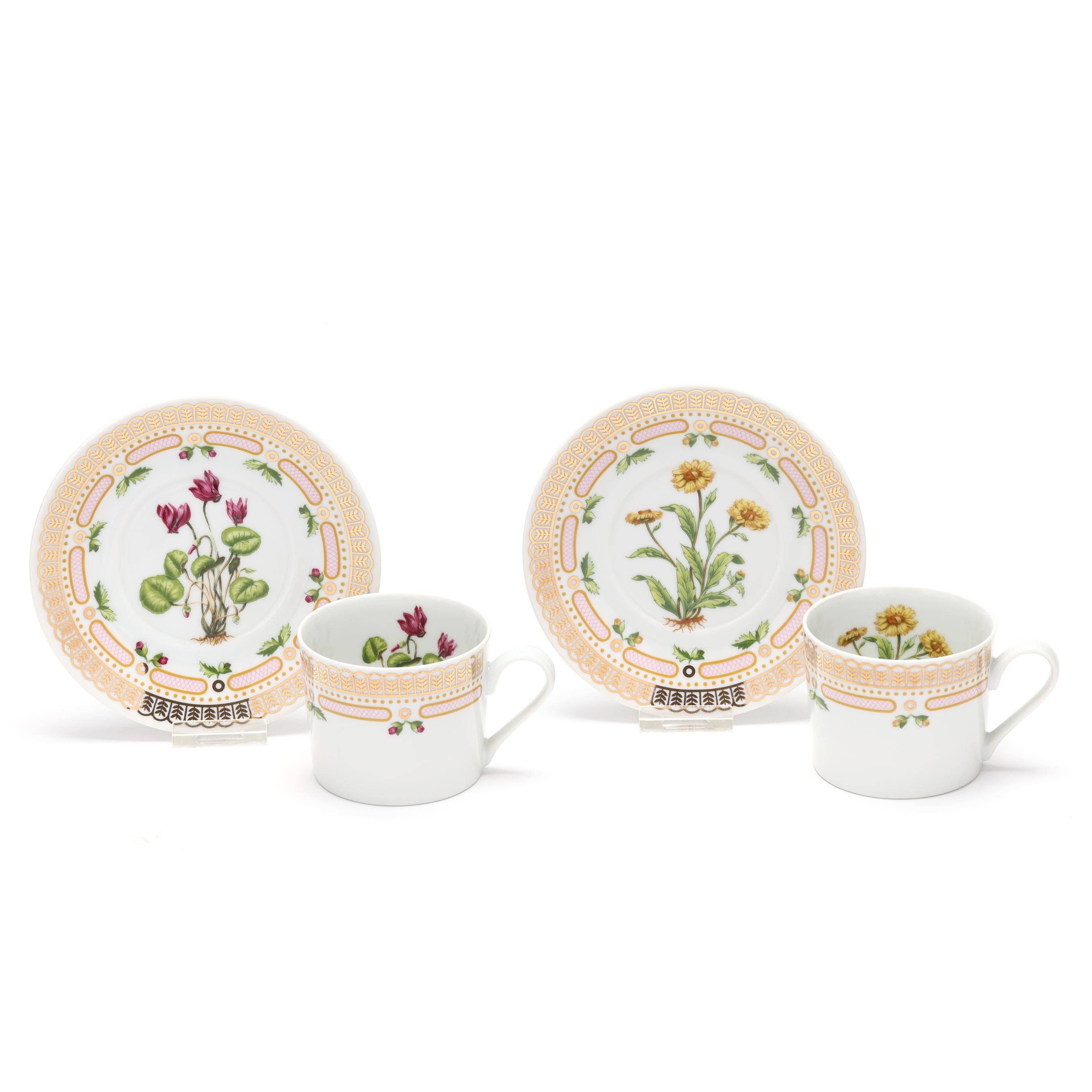 Georges Briard, Floral Pot Pourri Tableware Service for Twelve